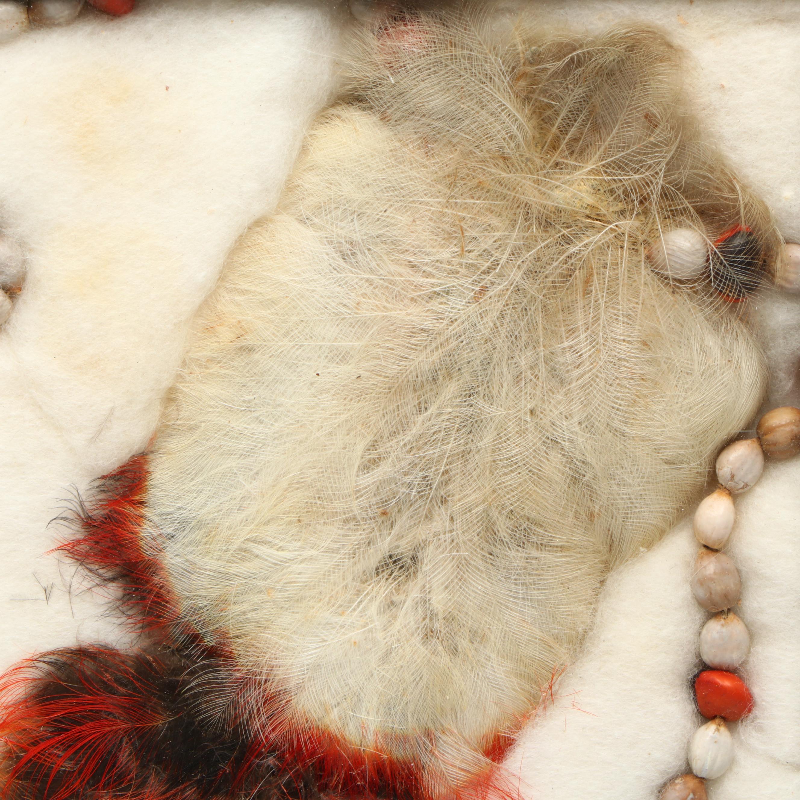 Pheasant, Duck, Turkey Feathers & Seed Beads Necklace