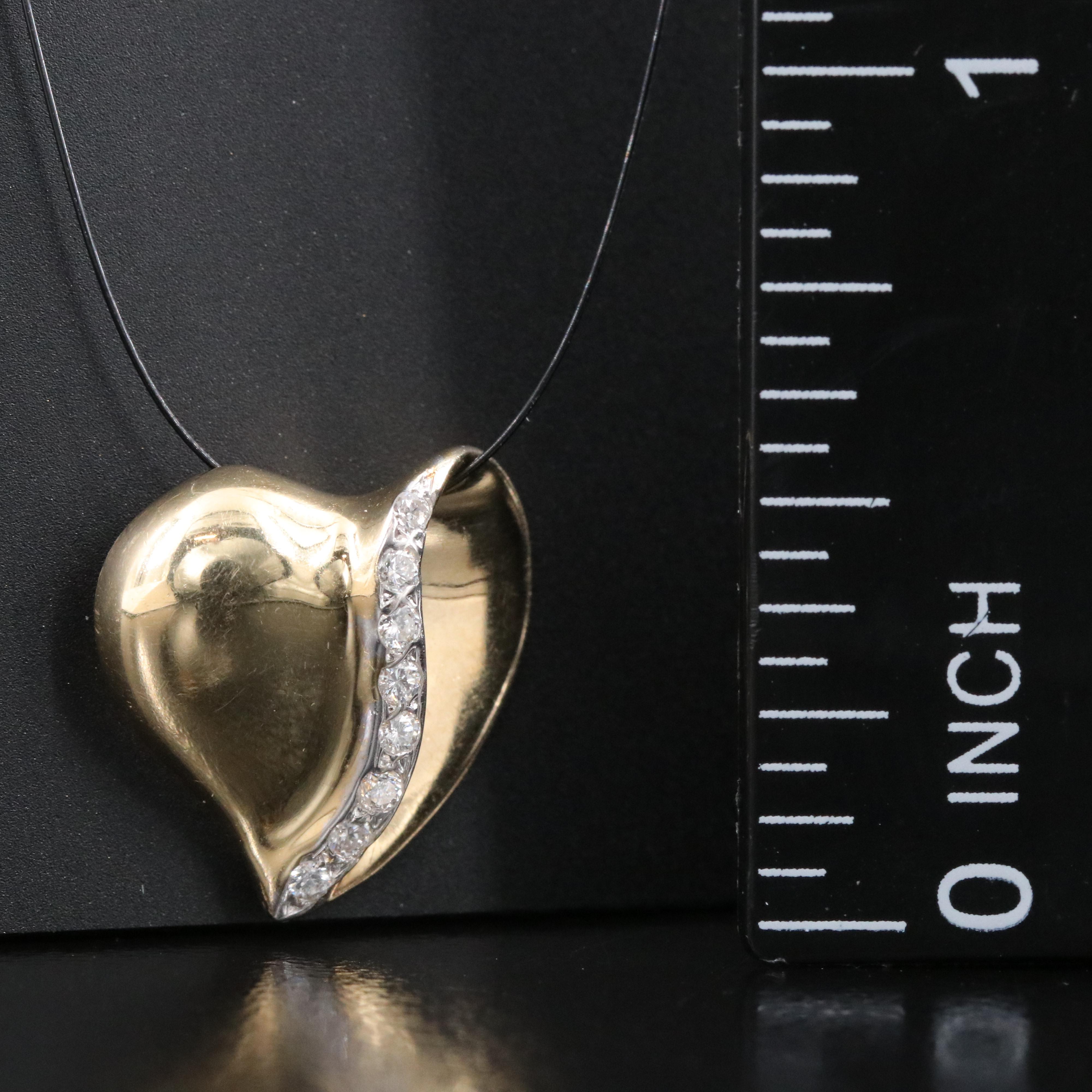 14K 0.10 CTW Diamond Heart Pendant