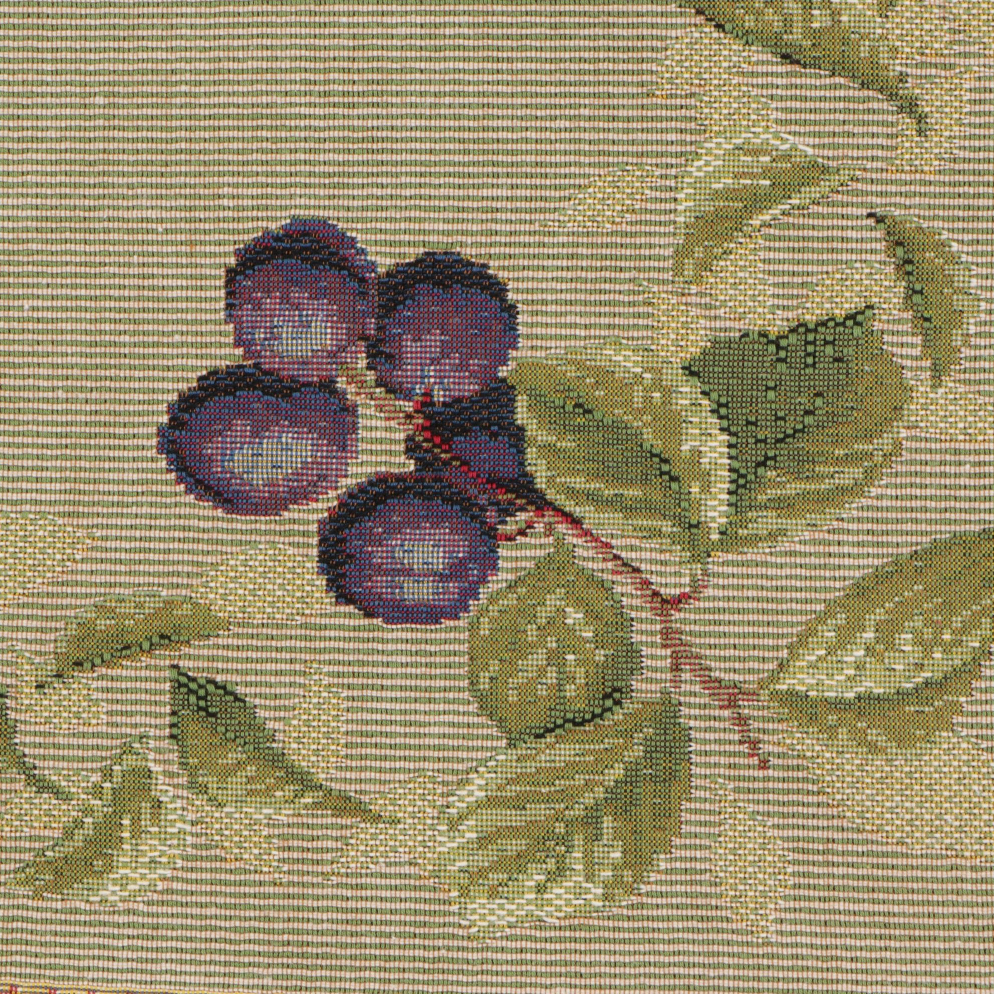 French Woven Iosis Cotton and Wool Blend Tablecloth