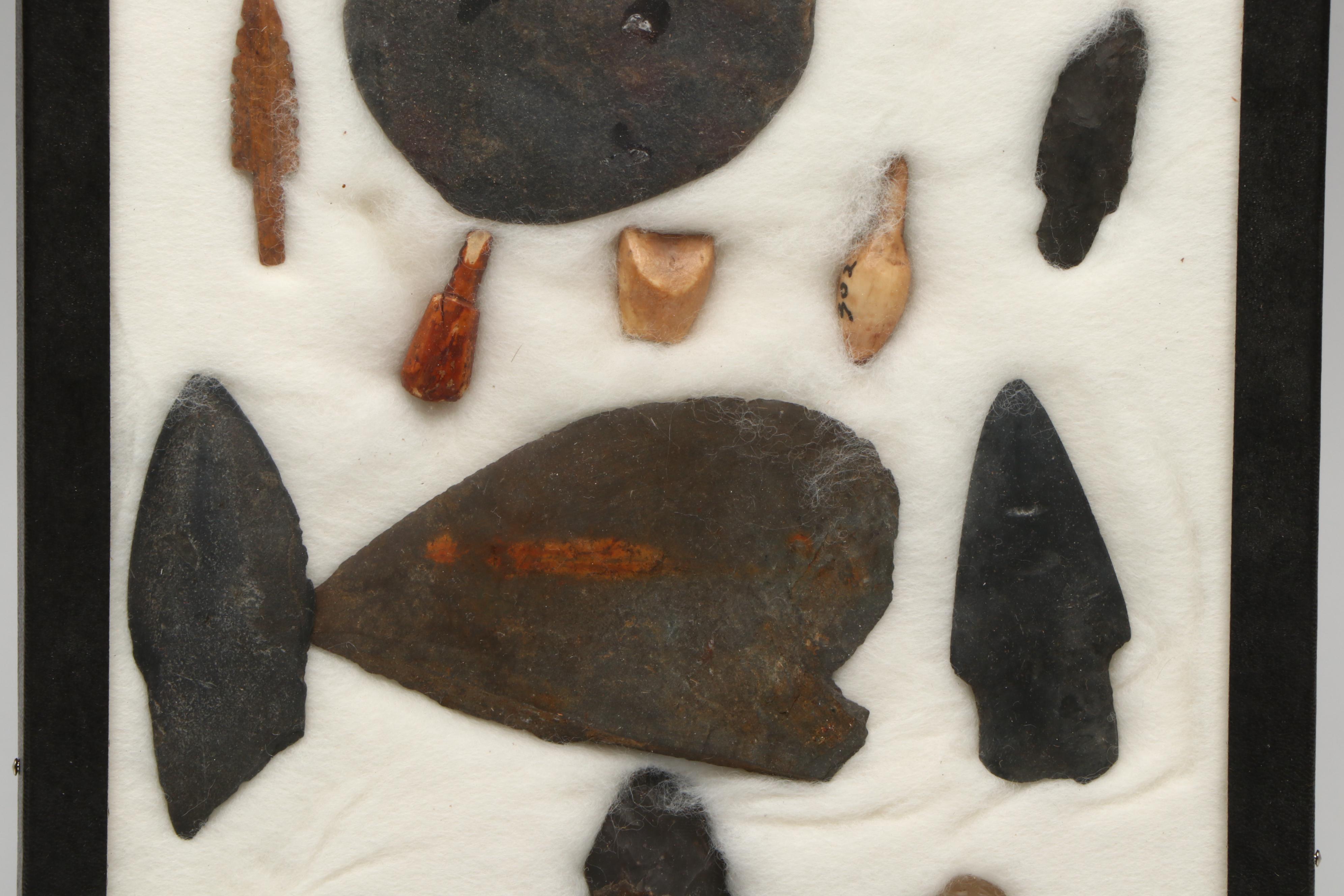 Indigenous Arctic Flint and Other Natural Material Hunting Implements and Tools