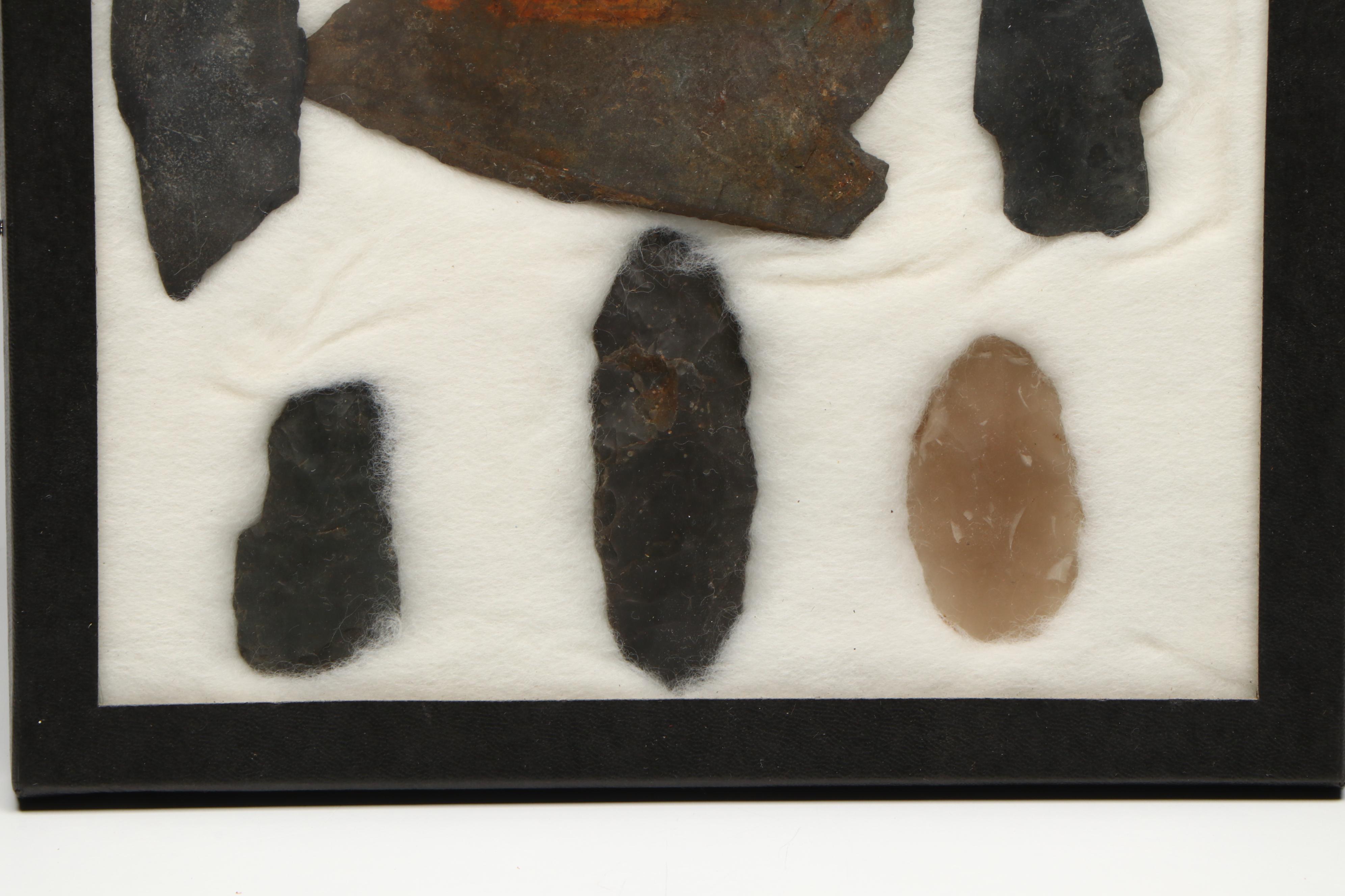 Indigenous Arctic Flint and Other Natural Material Hunting Implements and Tools