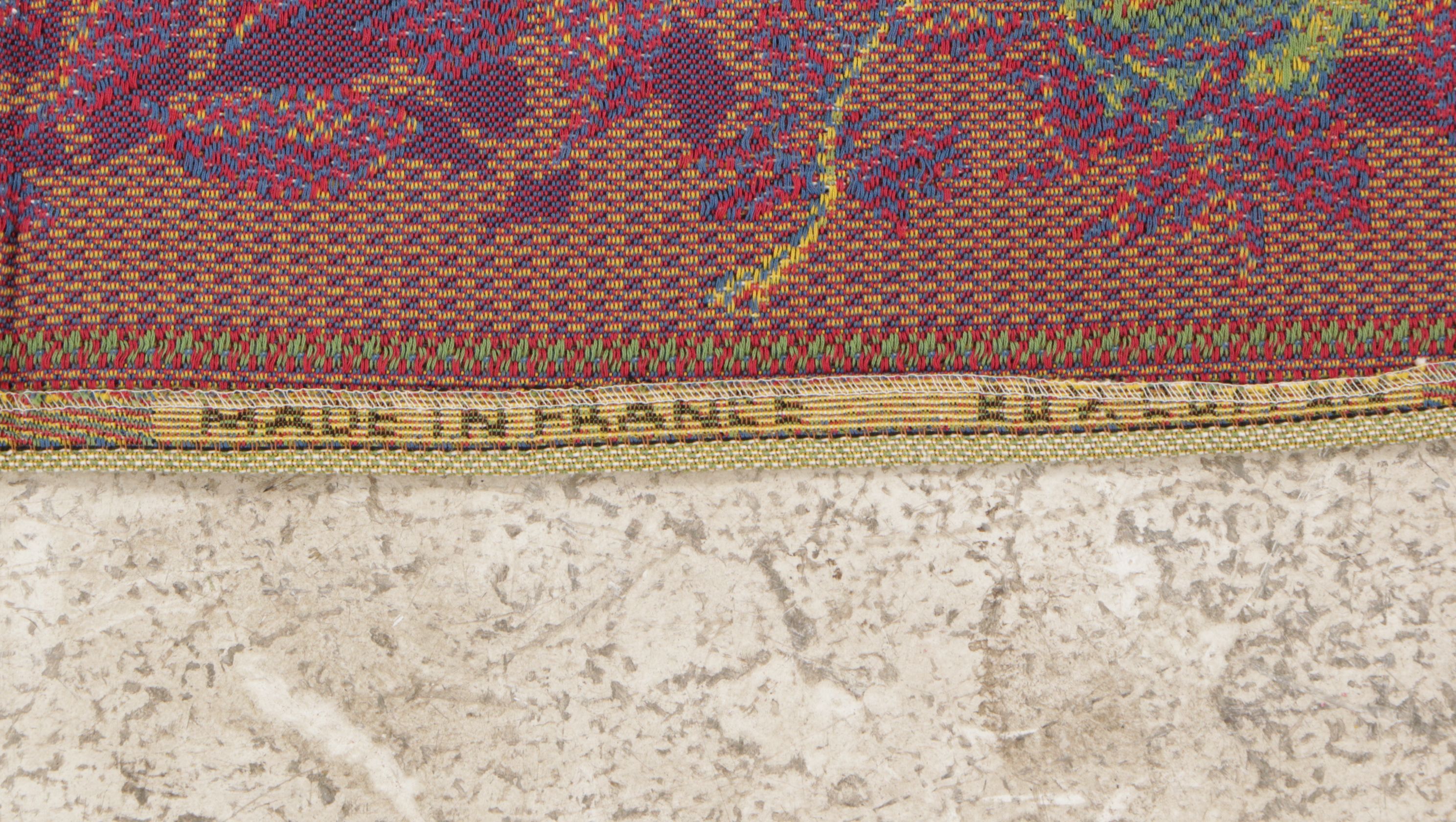 French Woven Iosis Cotton and Wool Blend Tablecloth