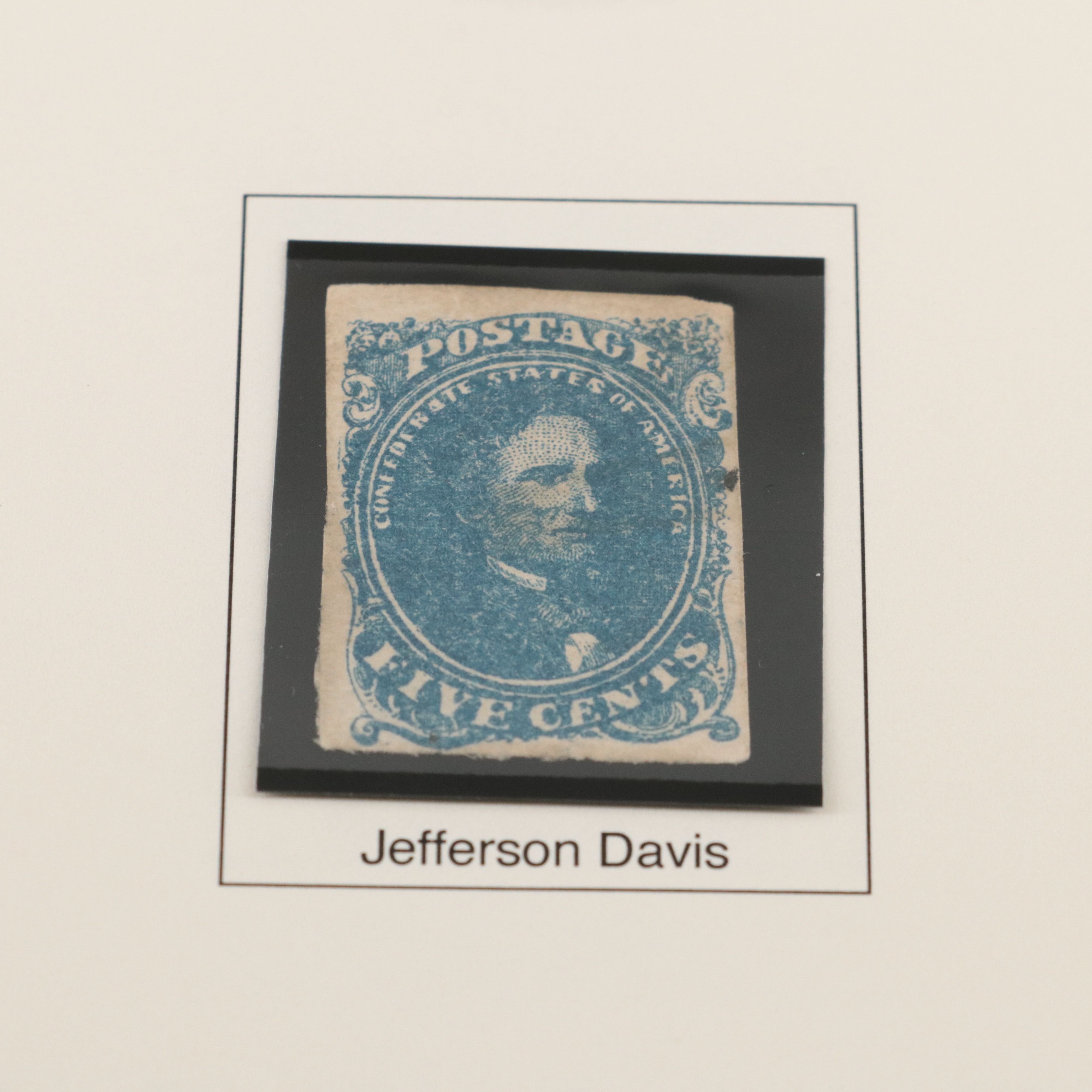 Album of Confederate States Postage Stamps, 1860s