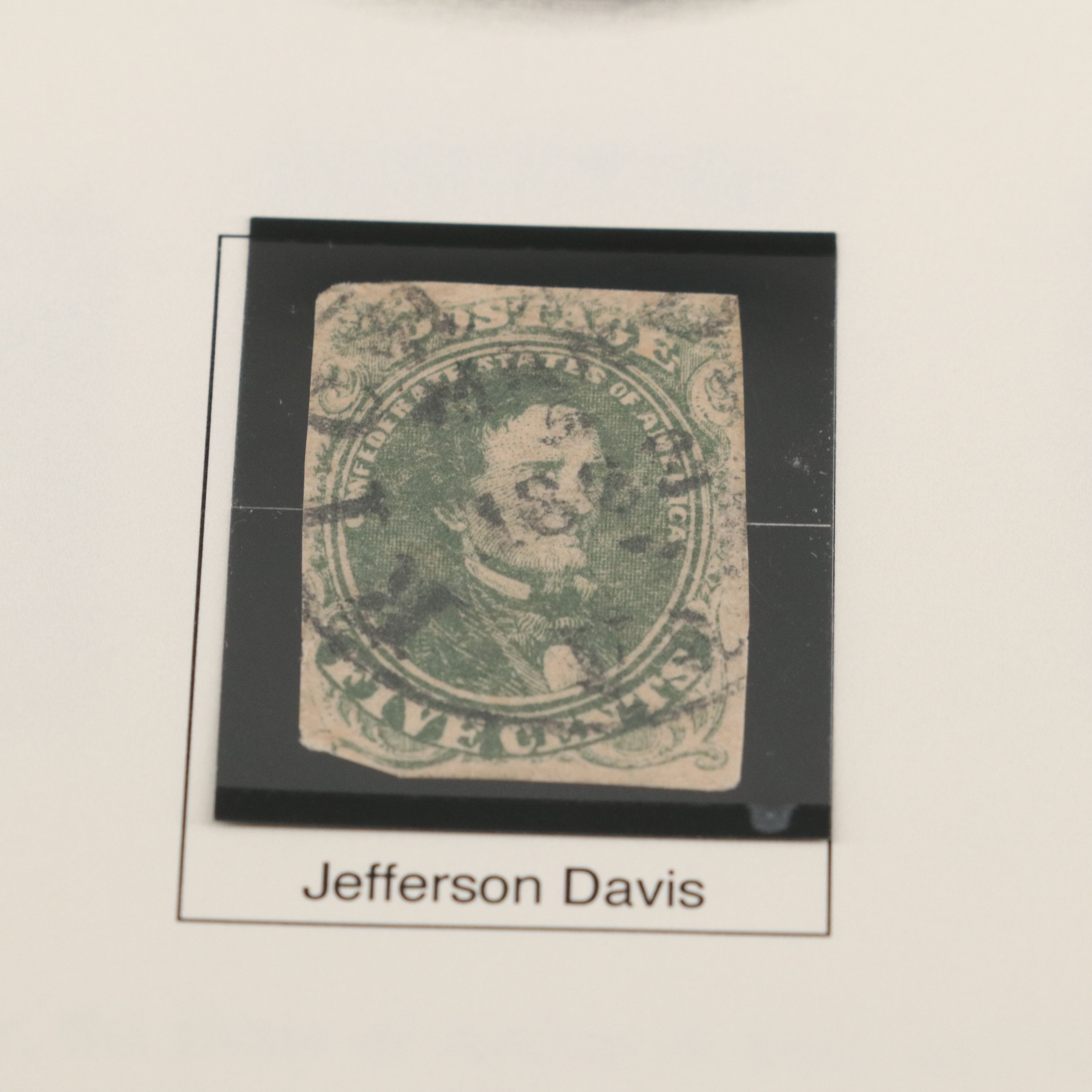 Album of Confederate States Postage Stamps, 1860s