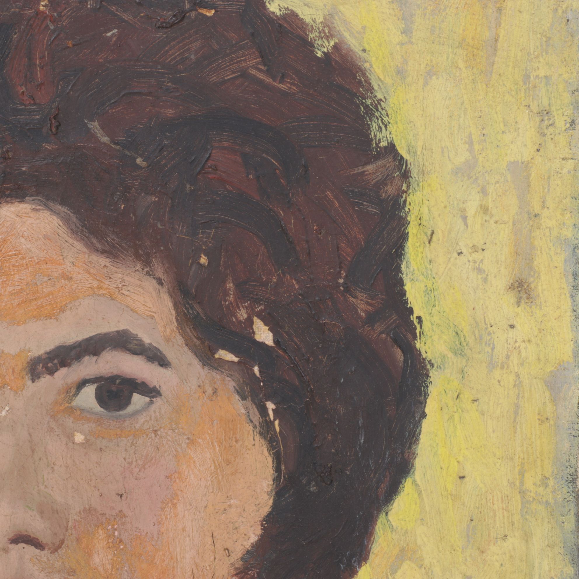 Isaac Israels Impressionist Portrait Oil Painting, Late 19th -Early 20th Century