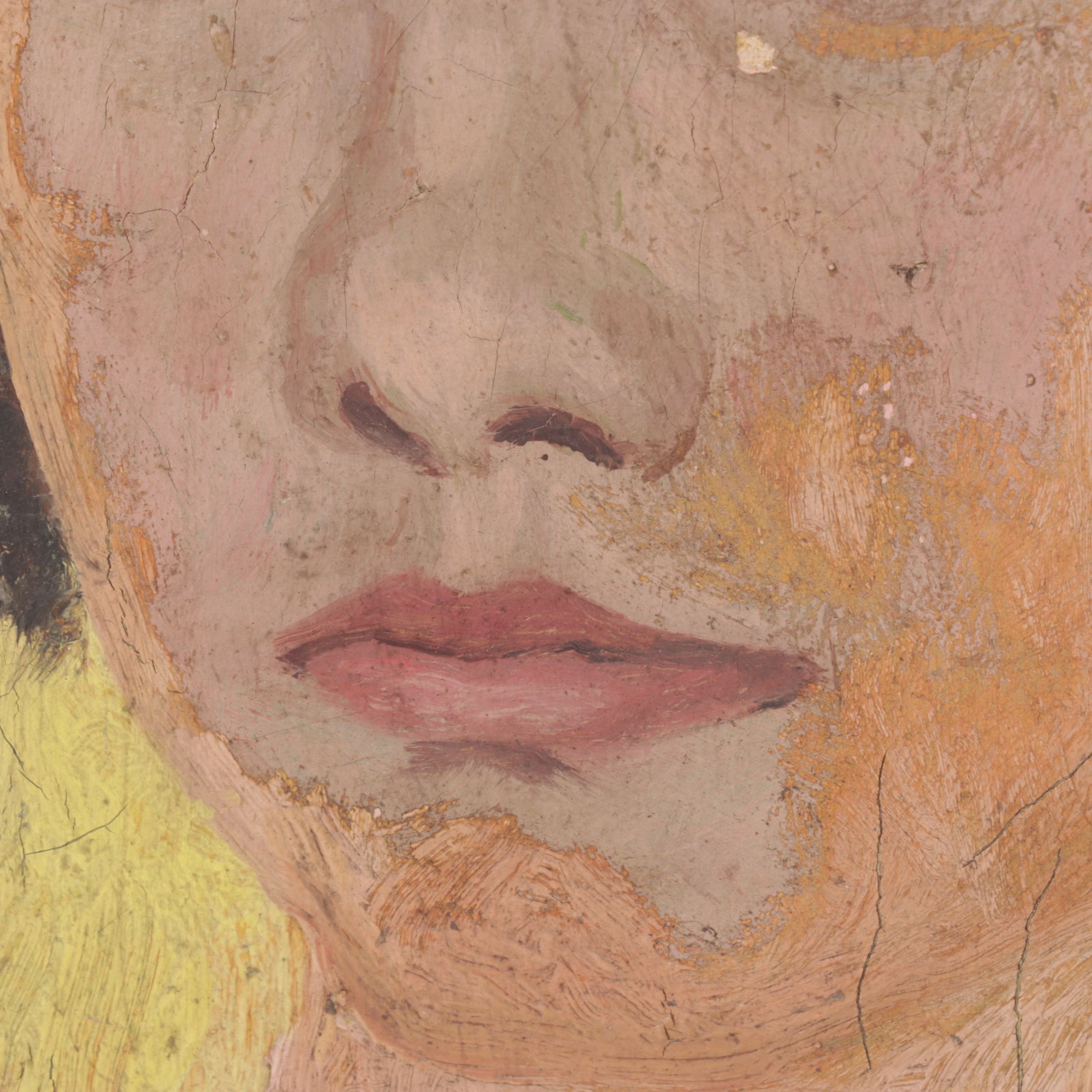 Isaac Israels Impressionist Portrait Oil Painting, Late 19th -Early 20th Century