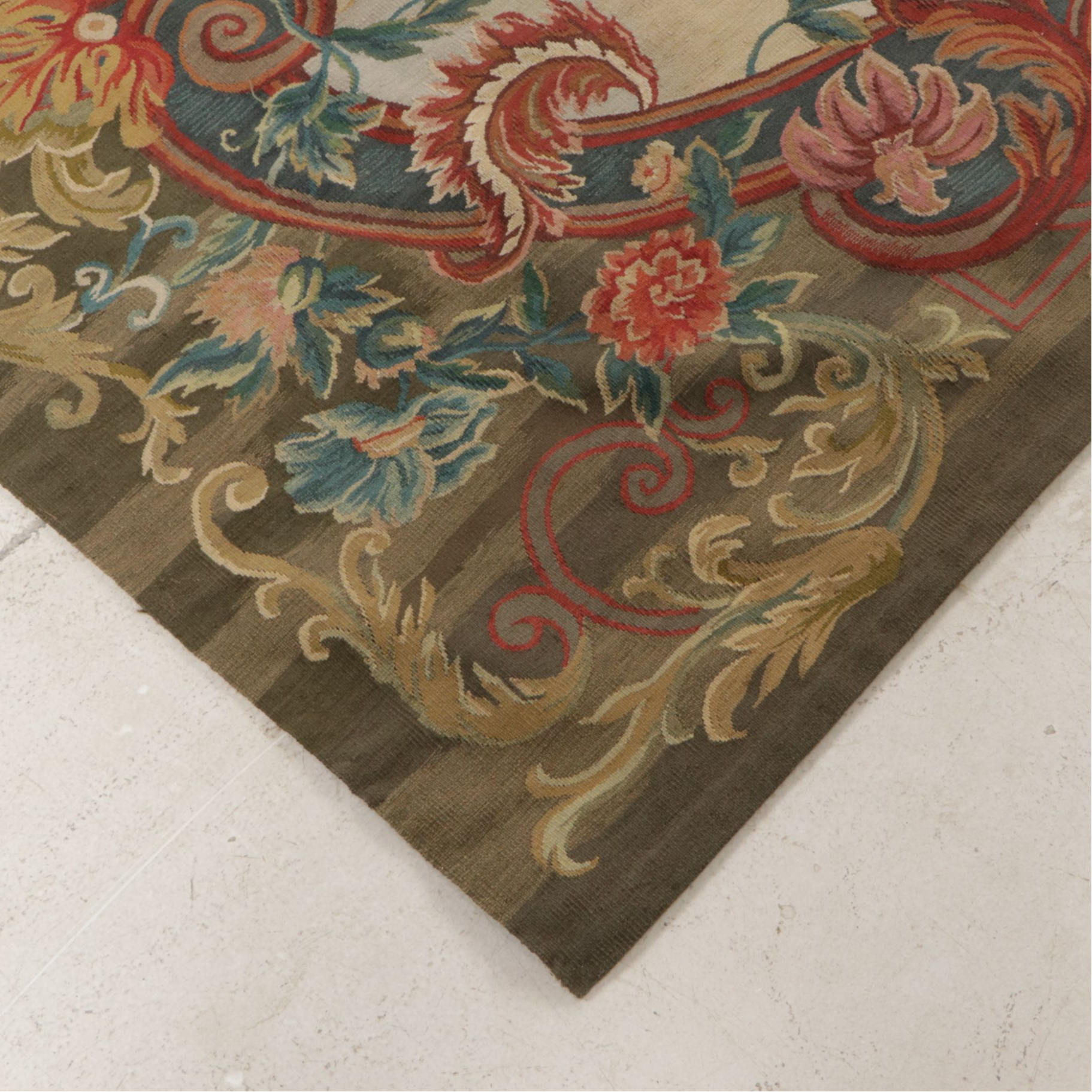 Romantic Genre Woven Jacquard Pastoral Scene Wall Tapestry