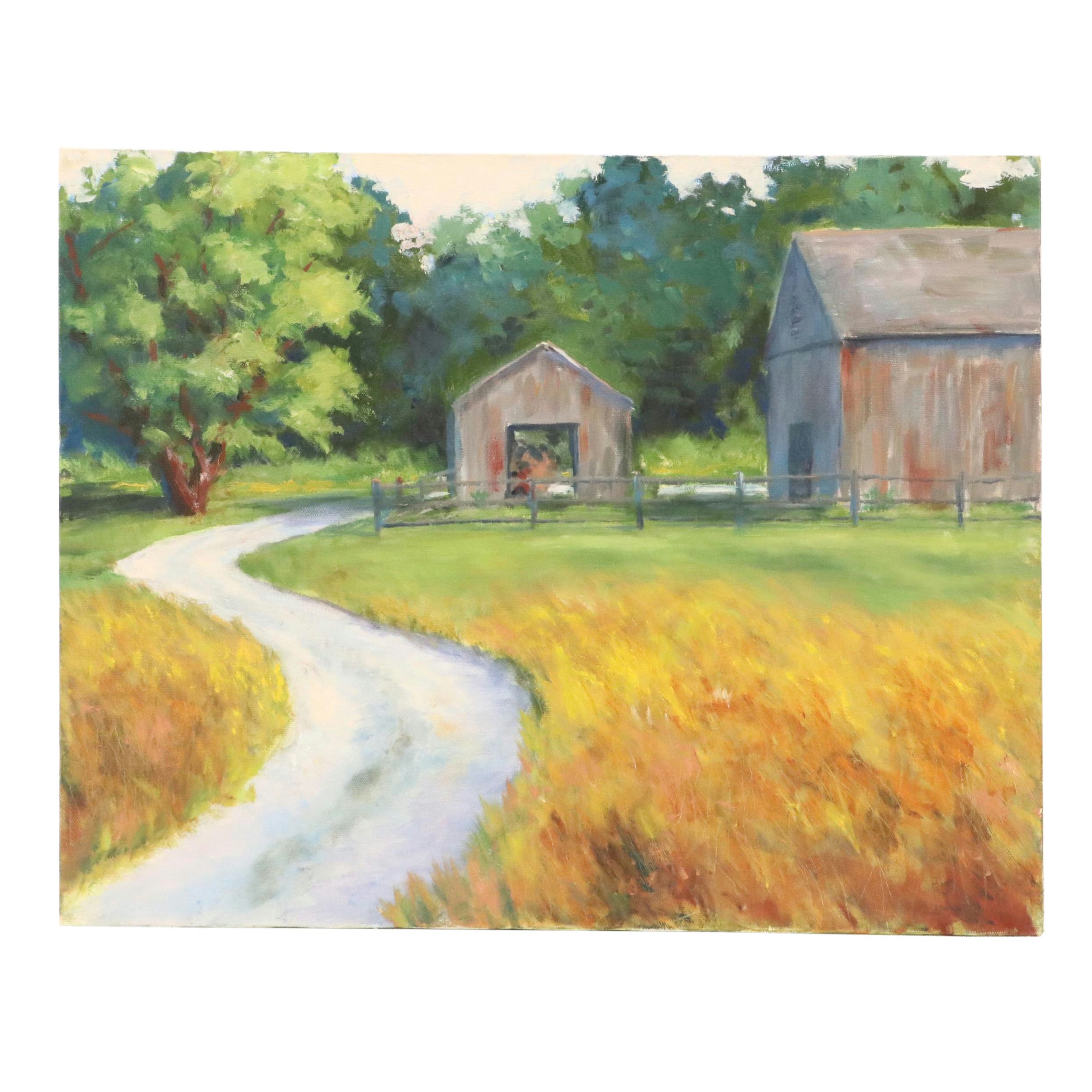 Larry Griggs Rural Landscape Oil Painting