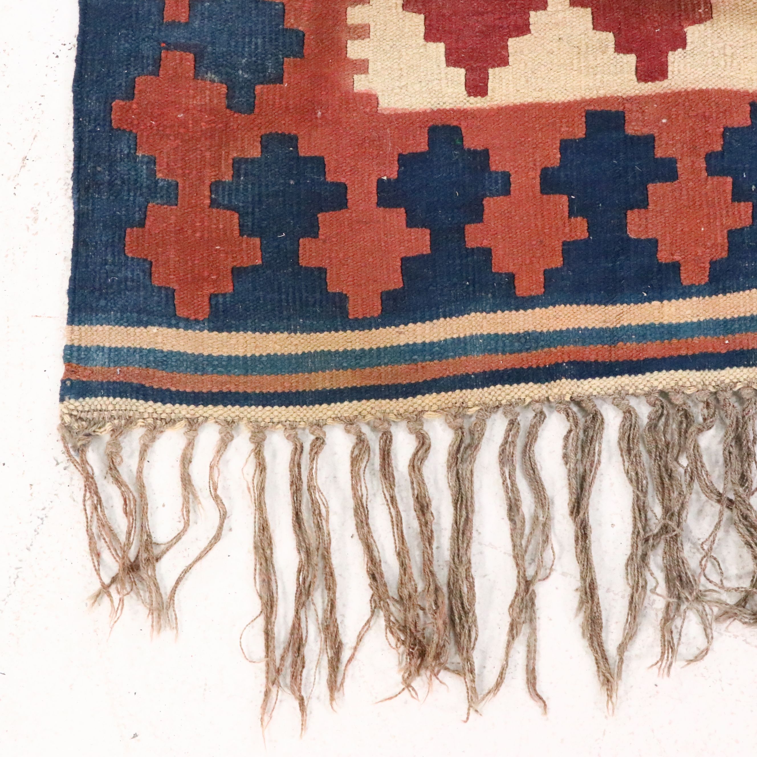 5'1 x 7'3 Handwoven Afghan Kilim Area Rug