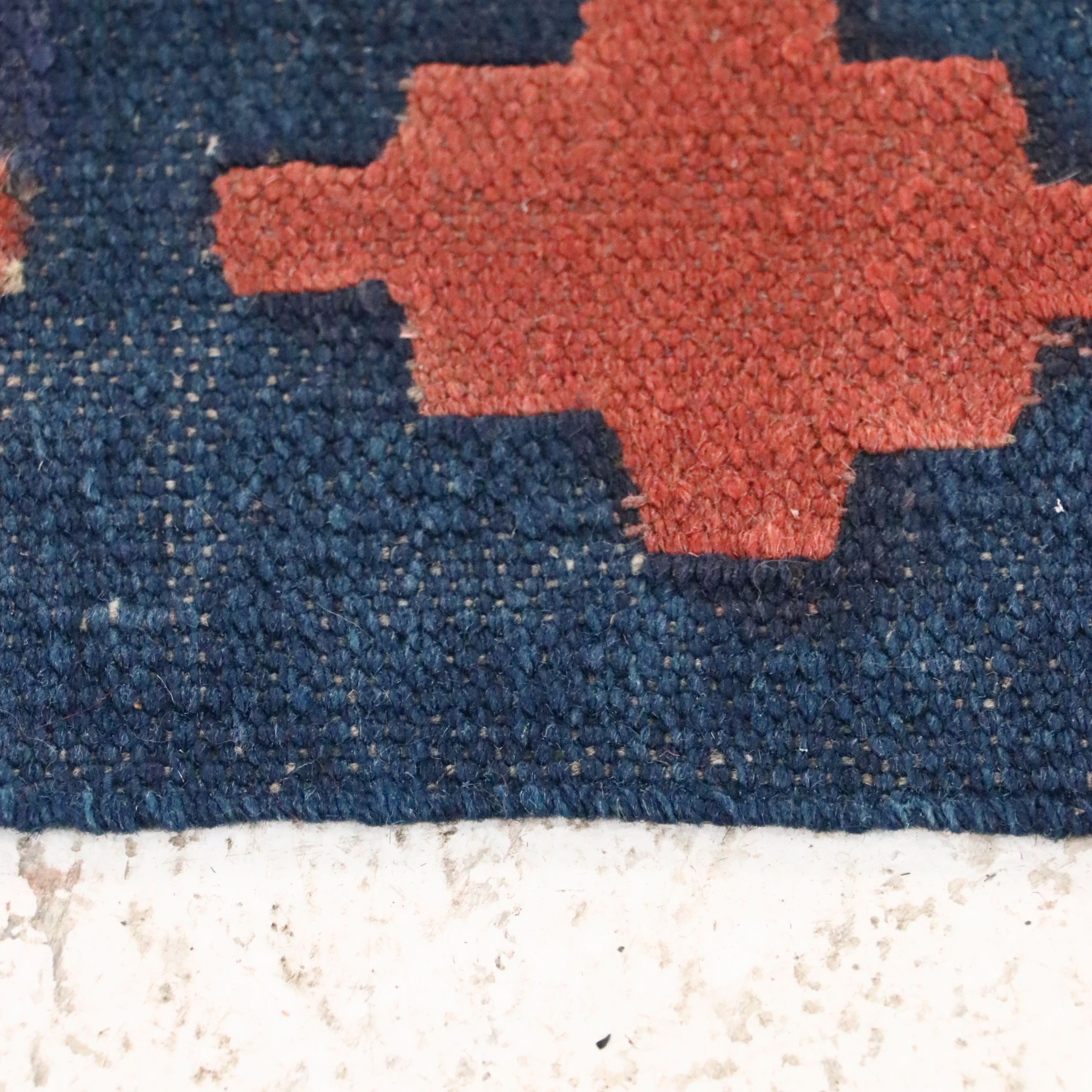 5'1 x 7'3 Handwoven Afghan Kilim Area Rug