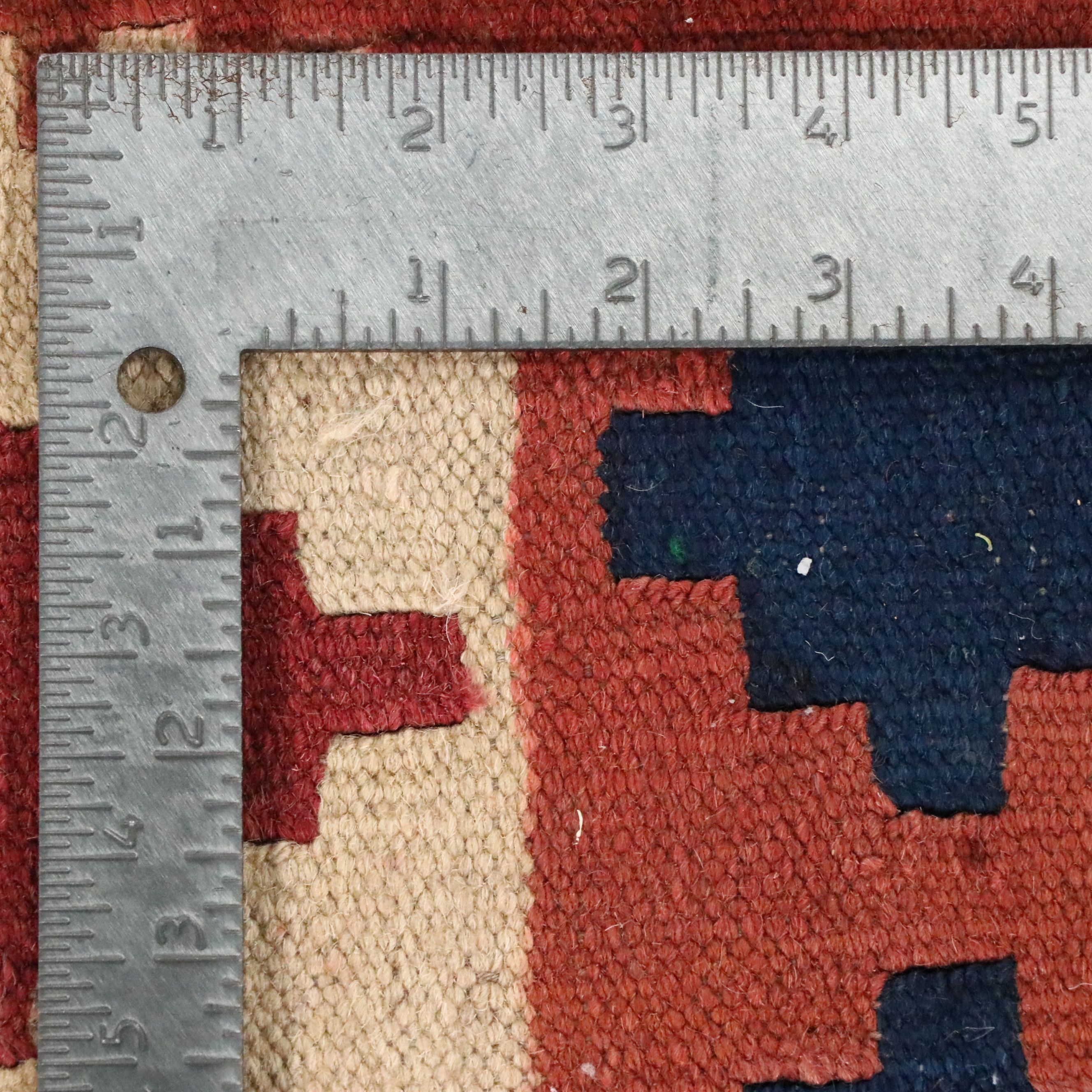 5'1 x 7'3 Handwoven Afghan Kilim Area Rug