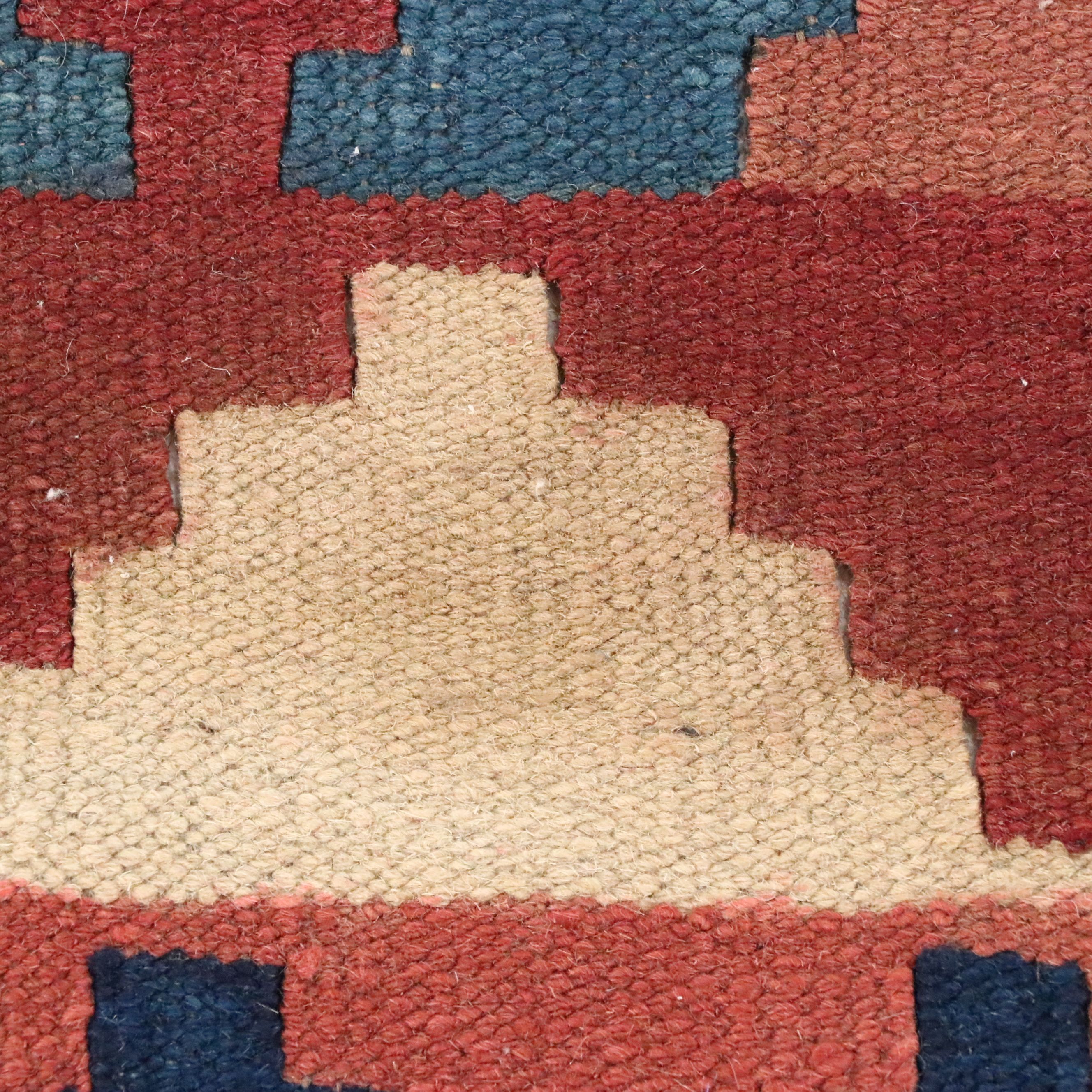 5'1 x 7'3 Handwoven Afghan Kilim Area Rug