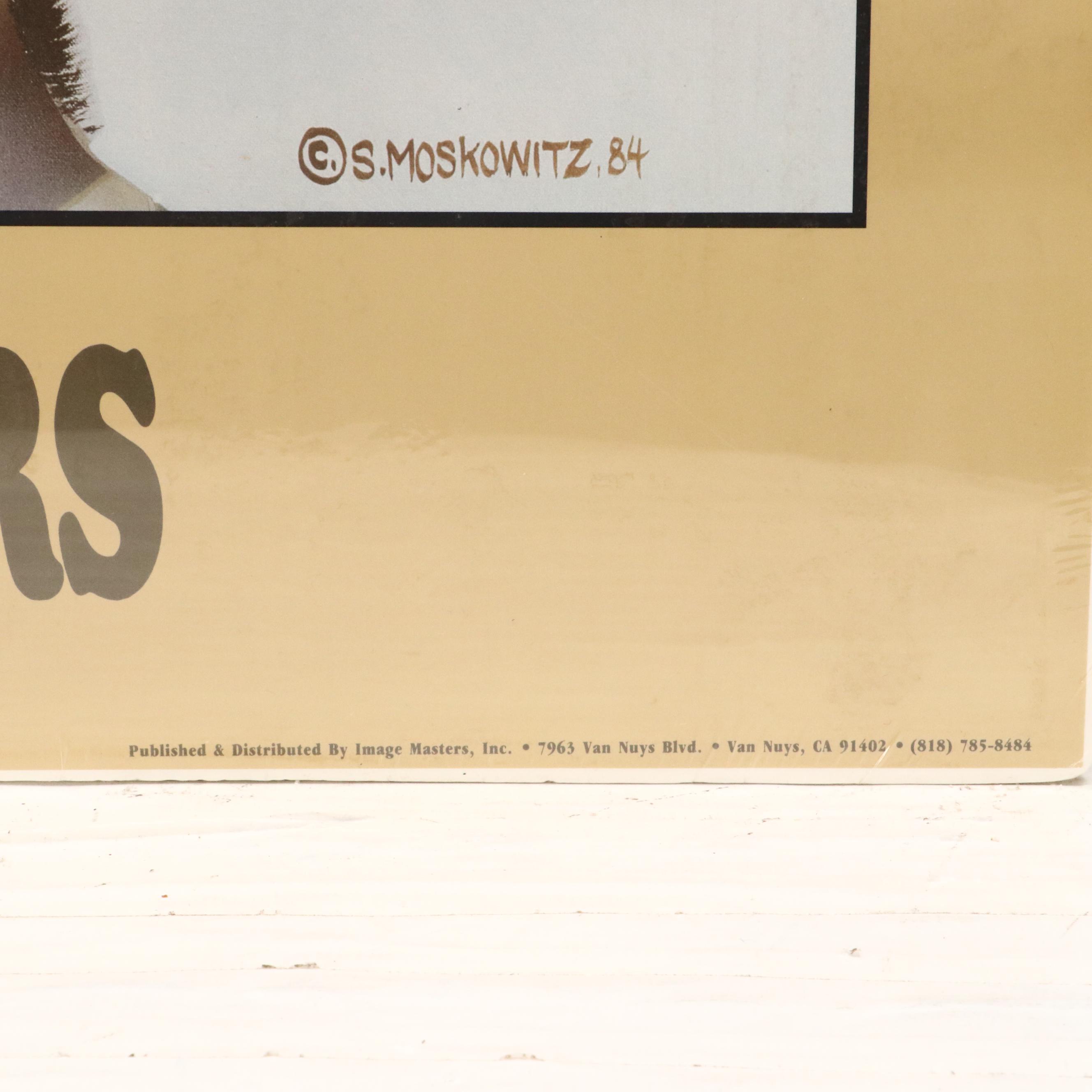 Giraffe Offset Lithograph "Neckers" After Moskowitz