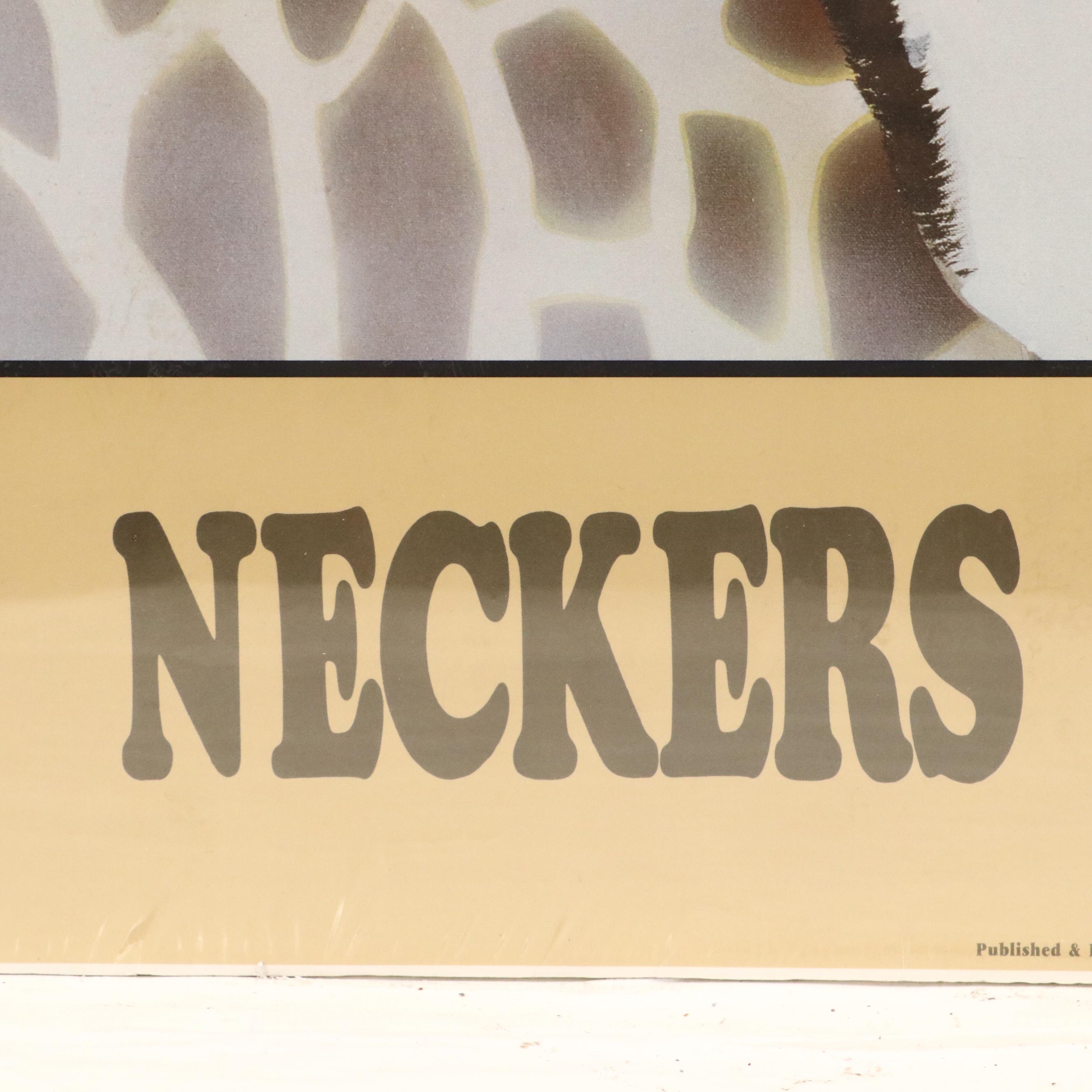 Giraffe Offset Lithograph "Neckers" After Moskowitz