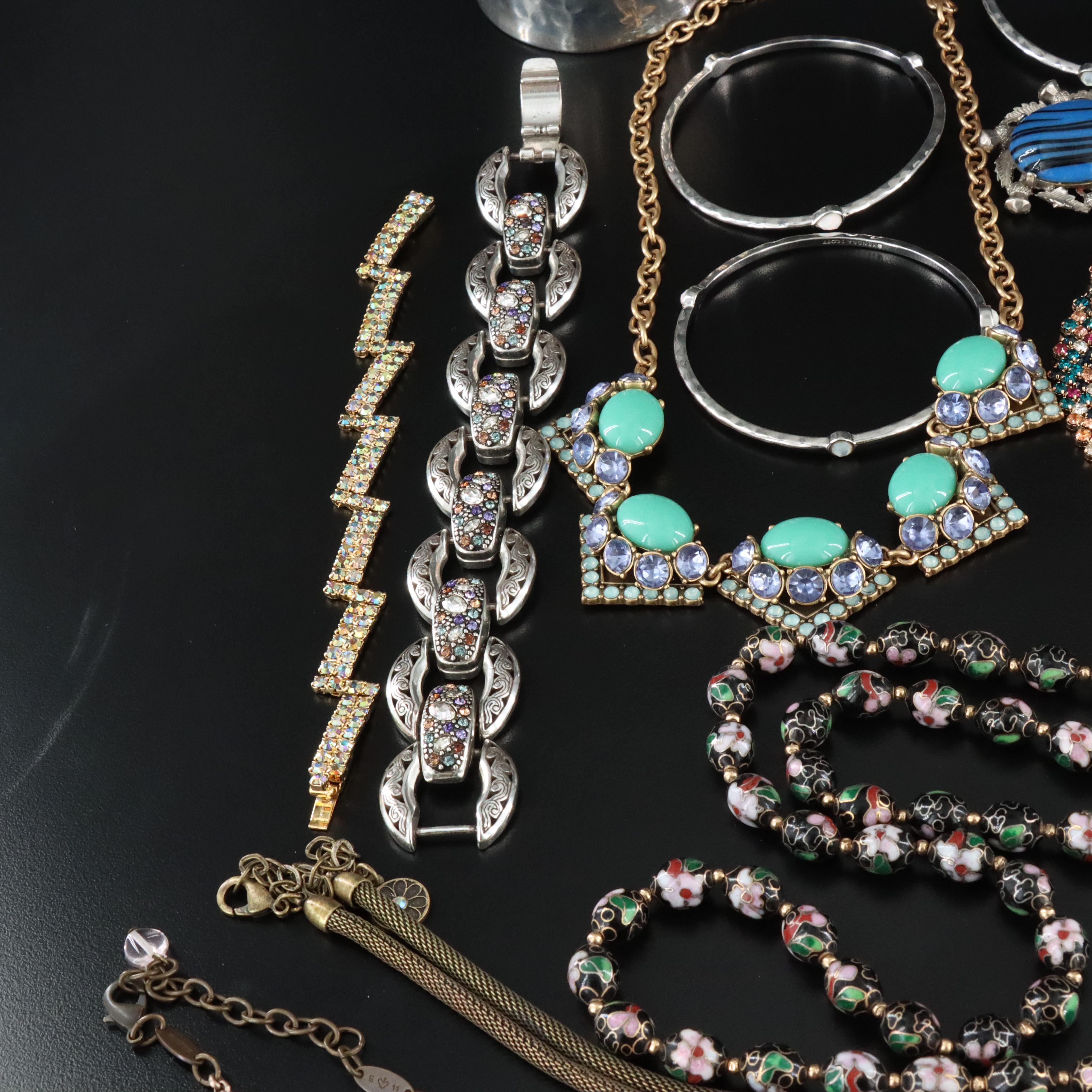 Jewelry Collection Featuring Kendra Scott, Rhinestone and Faux Pearl