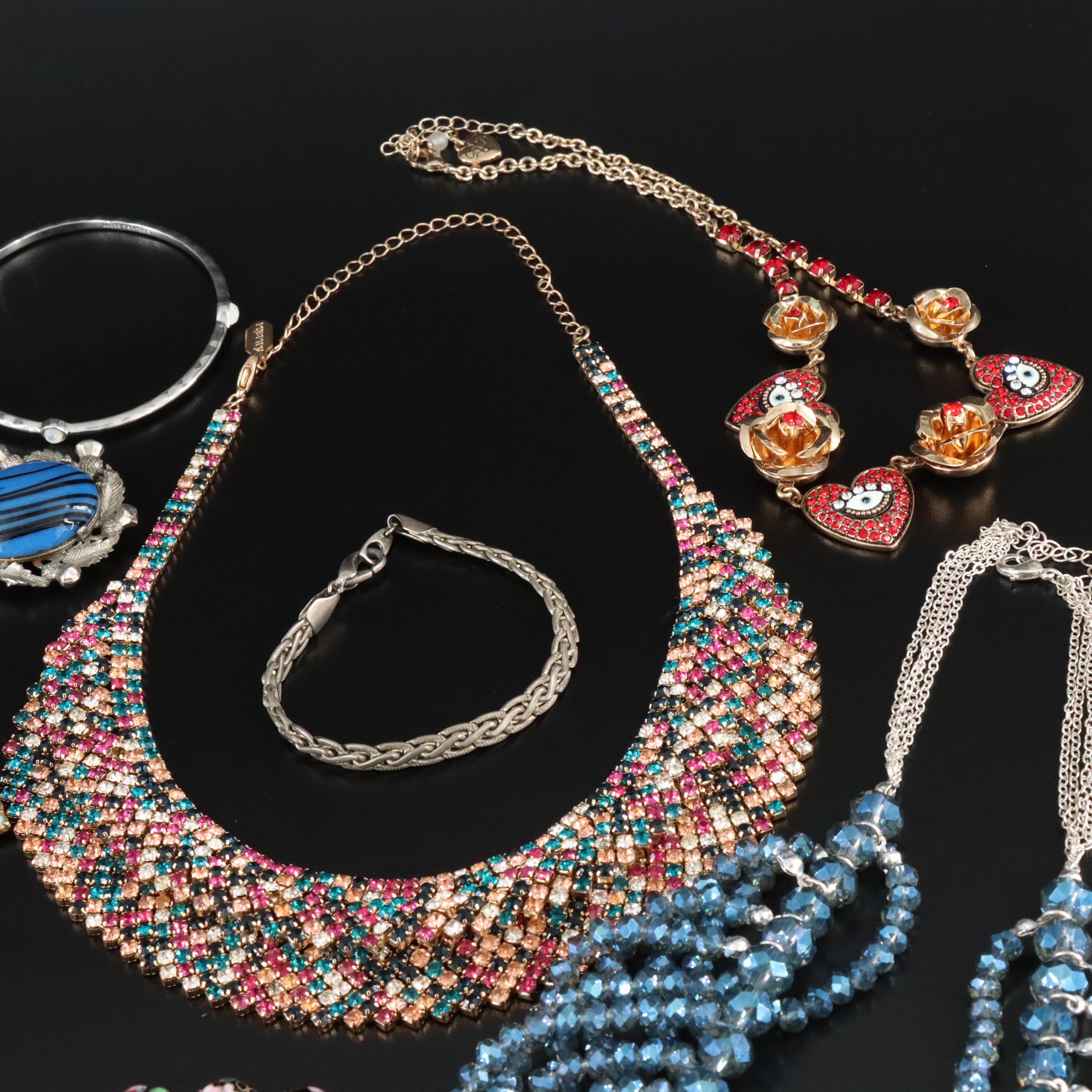 Jewelry Collection Featuring Kendra Scott, Rhinestone and Faux Pearl