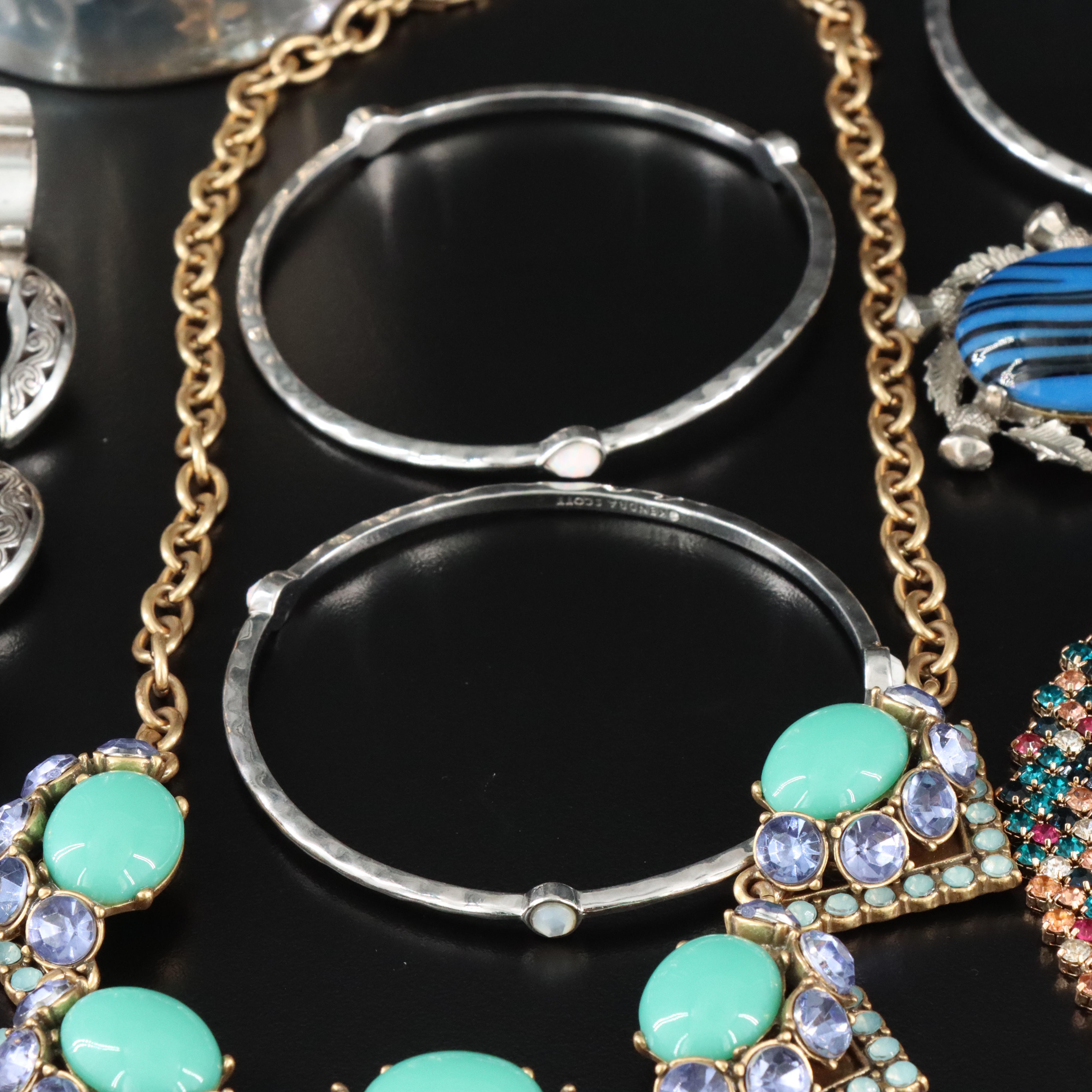 Jewelry Collection Featuring Kendra Scott, Rhinestone and Faux Pearl