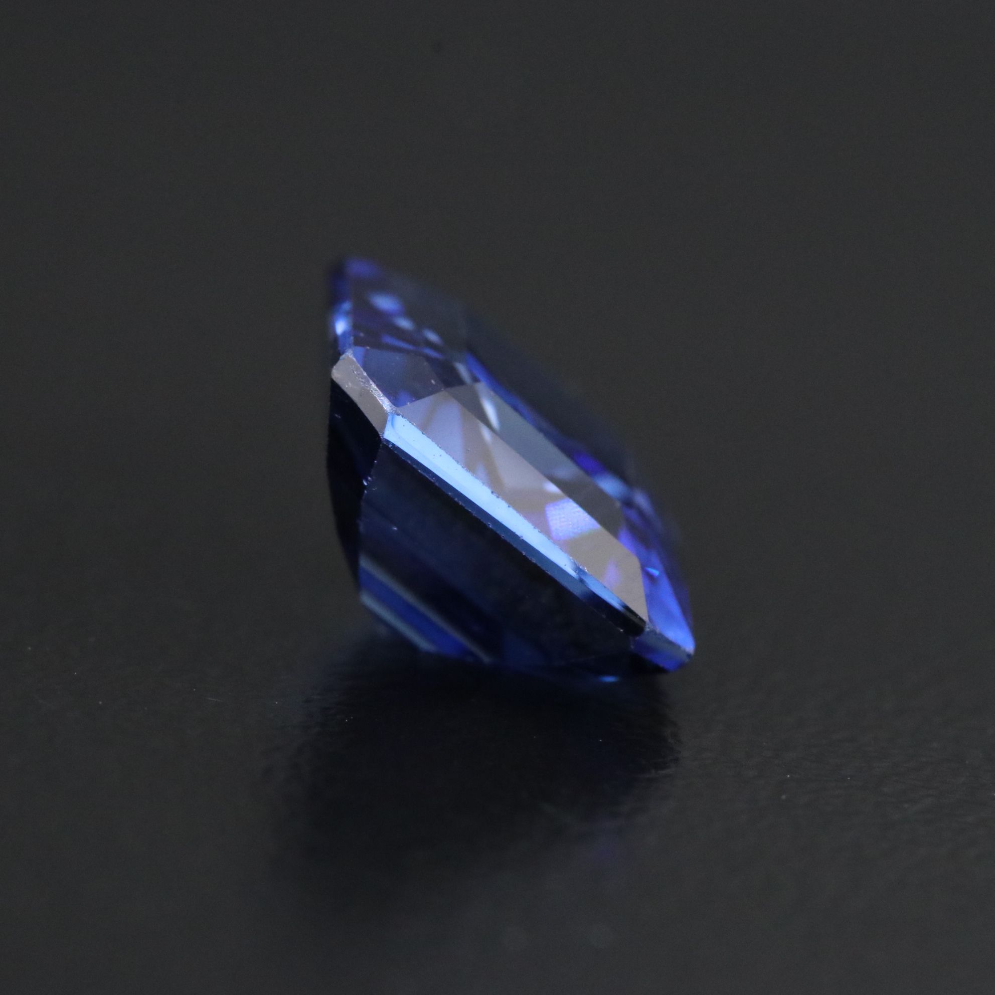 Loose 7.45 CT Lab Grown Sapphire