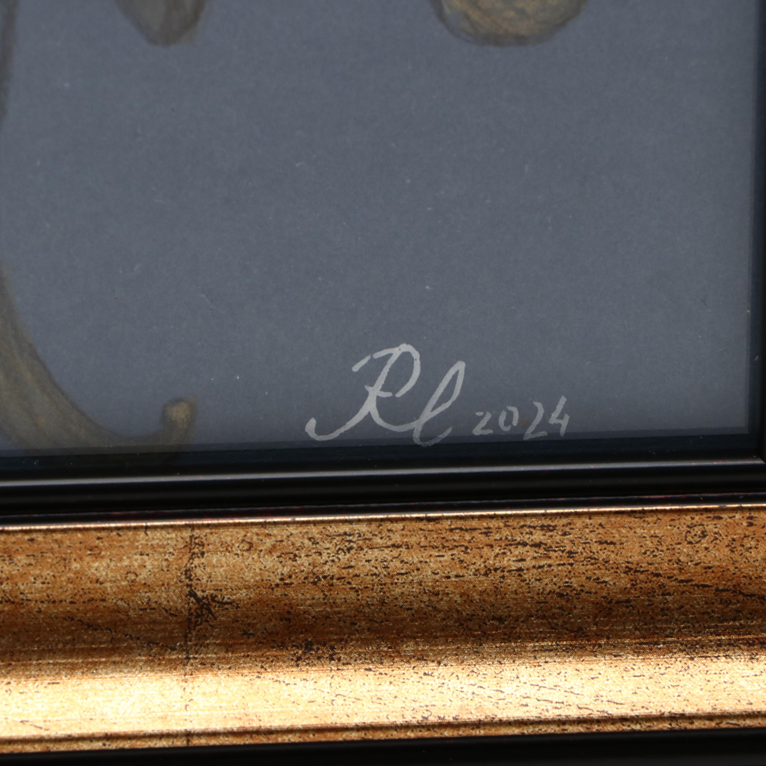 Floral Gouache and Watercolor Painting, 2024