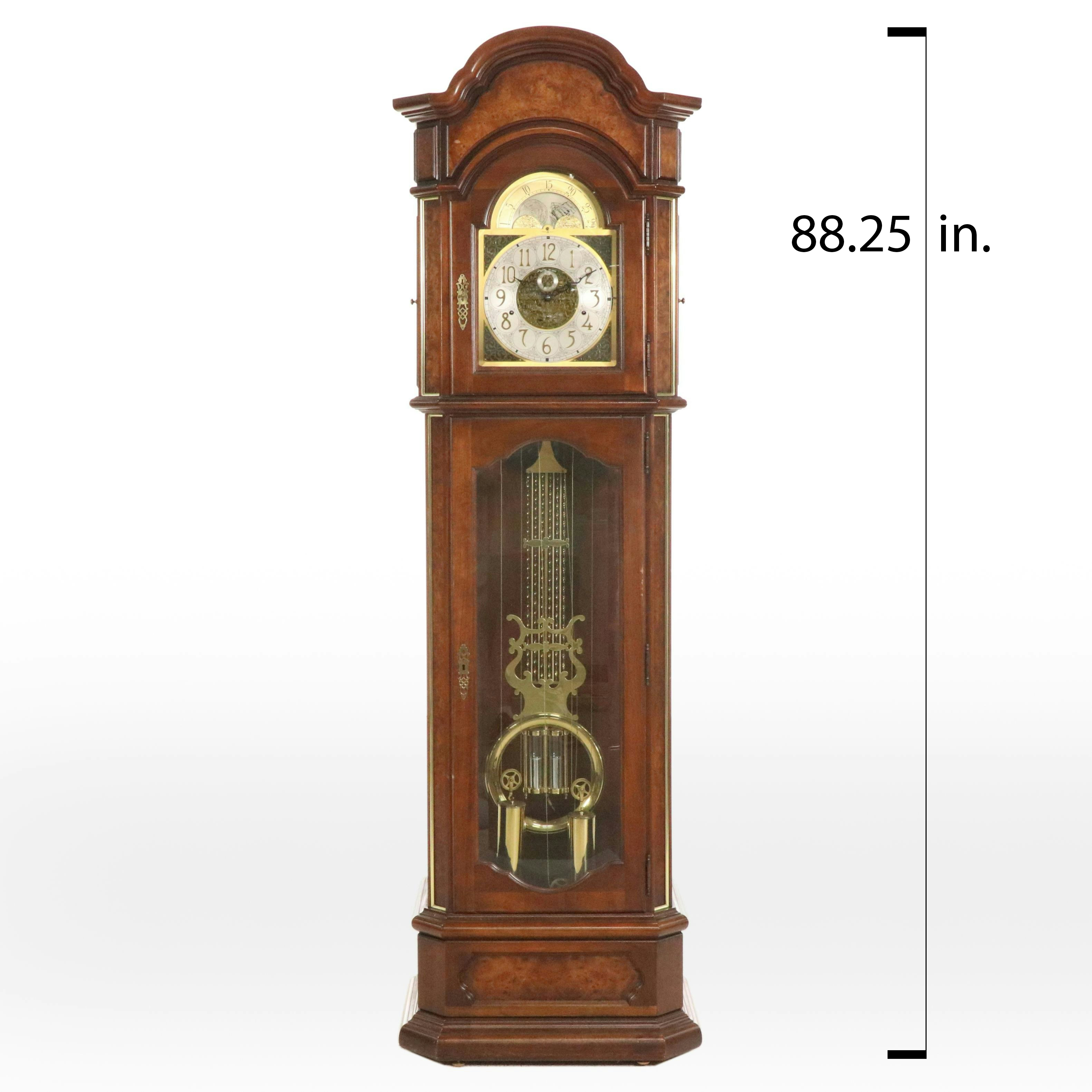 Howard Miller Traditional Style Mahogany Grandfather Clock