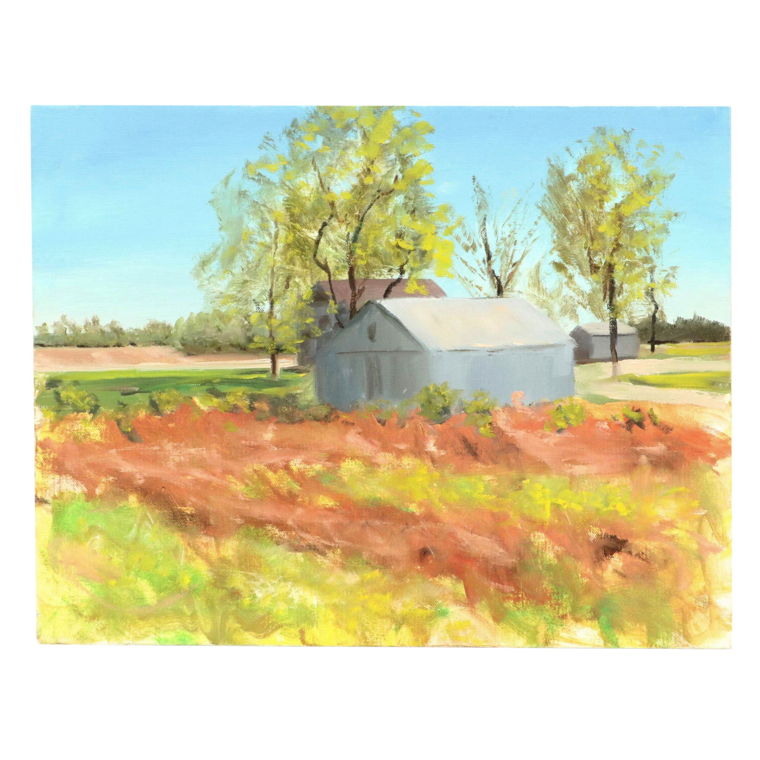 Larry Griggs Rural Landscape Oil Painting