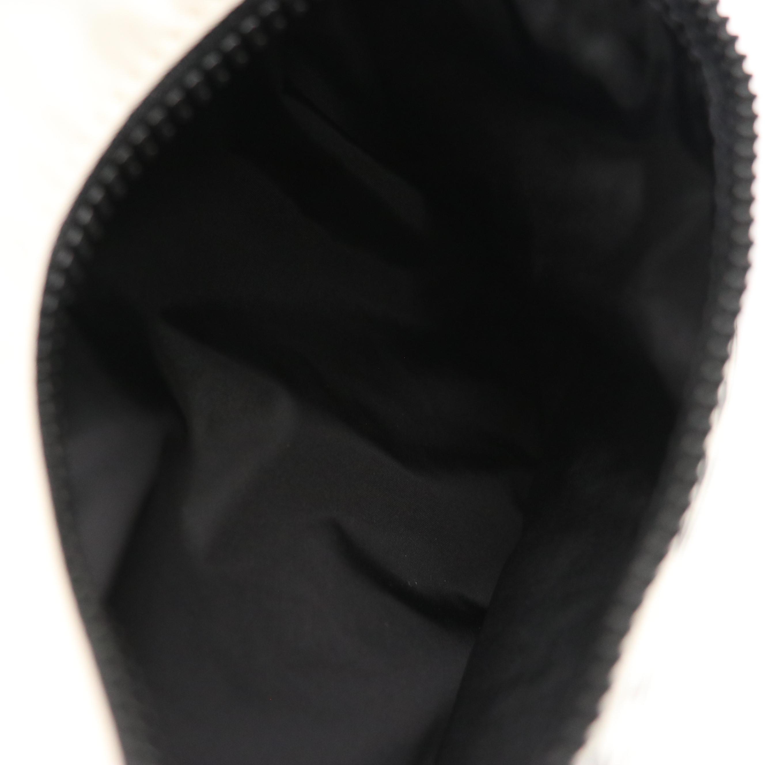 Versace Checkerboard Waist Bag in Red, Black & White Nylon