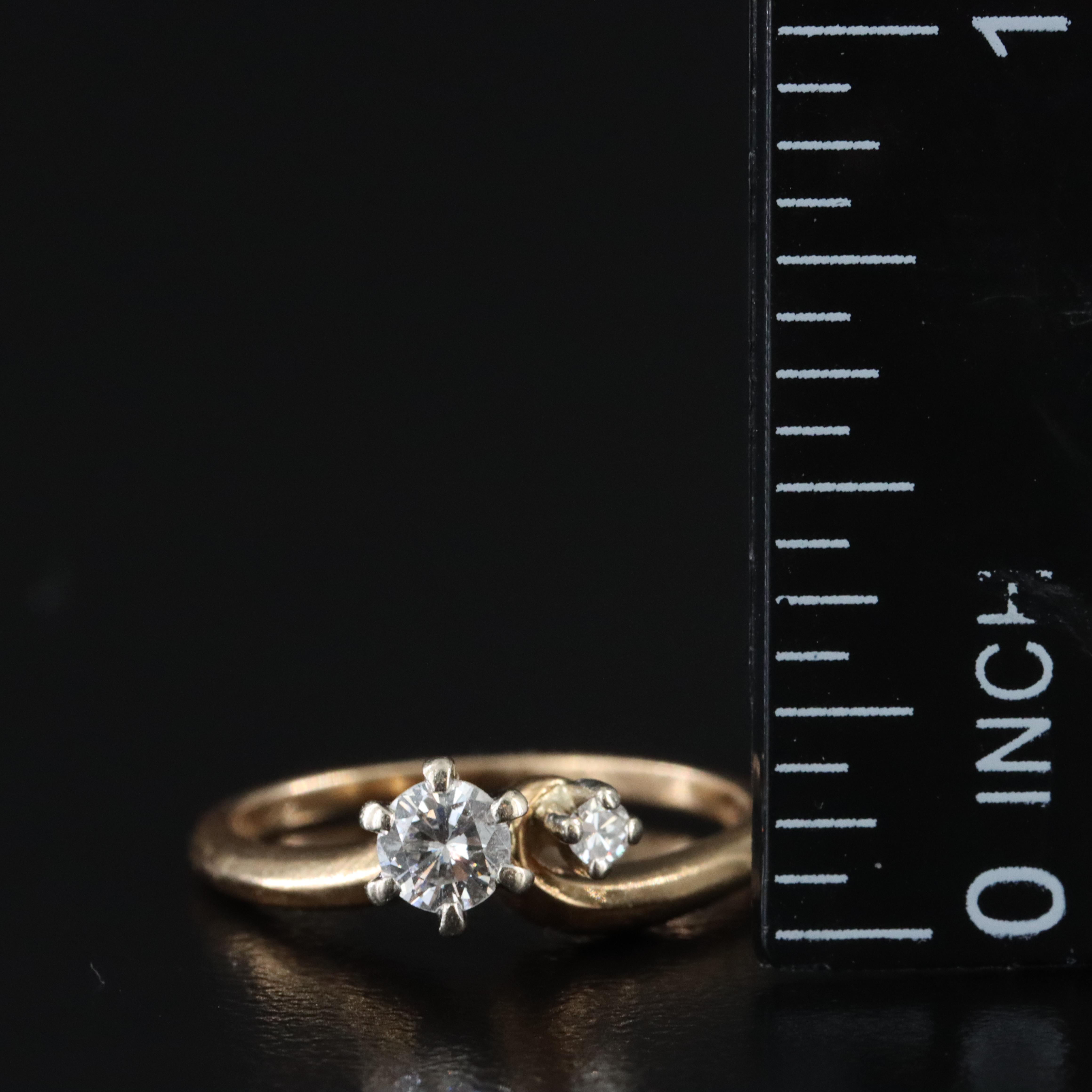 14K 0.21 CTW Diamond Ring