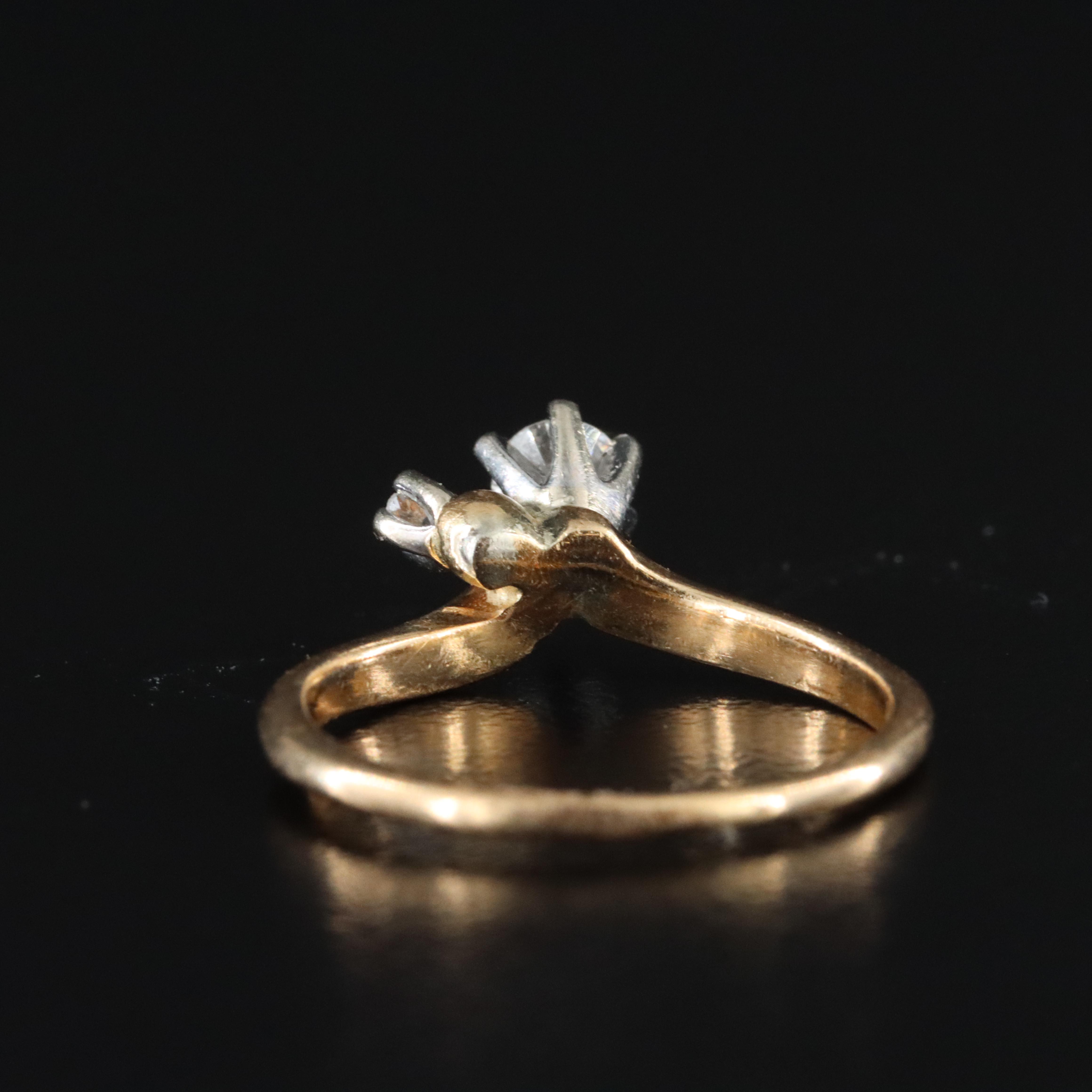 14K 0.21 CTW Diamond Ring