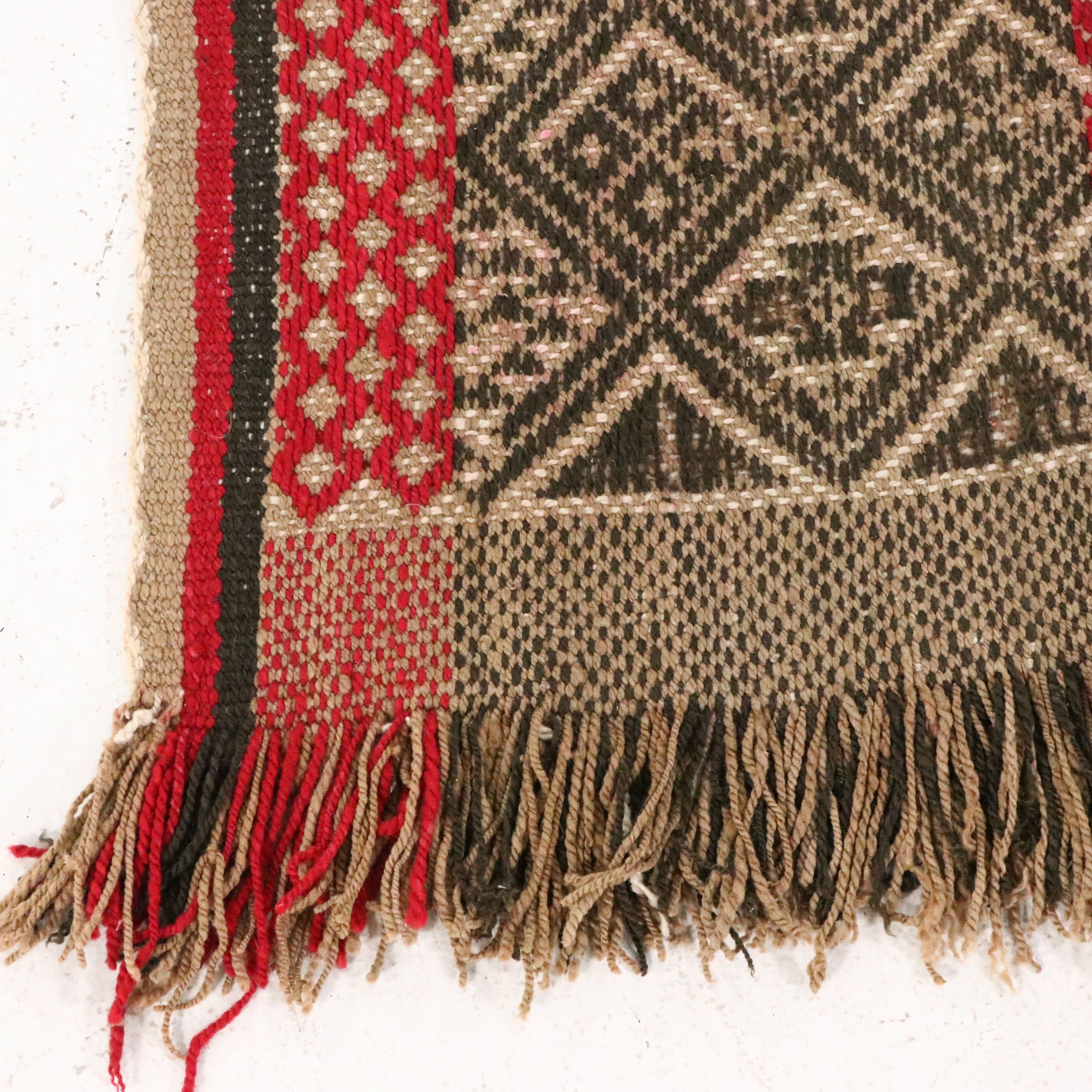 4'8 x 6'7 Handwoven Moroccan Flatweave Area Rug