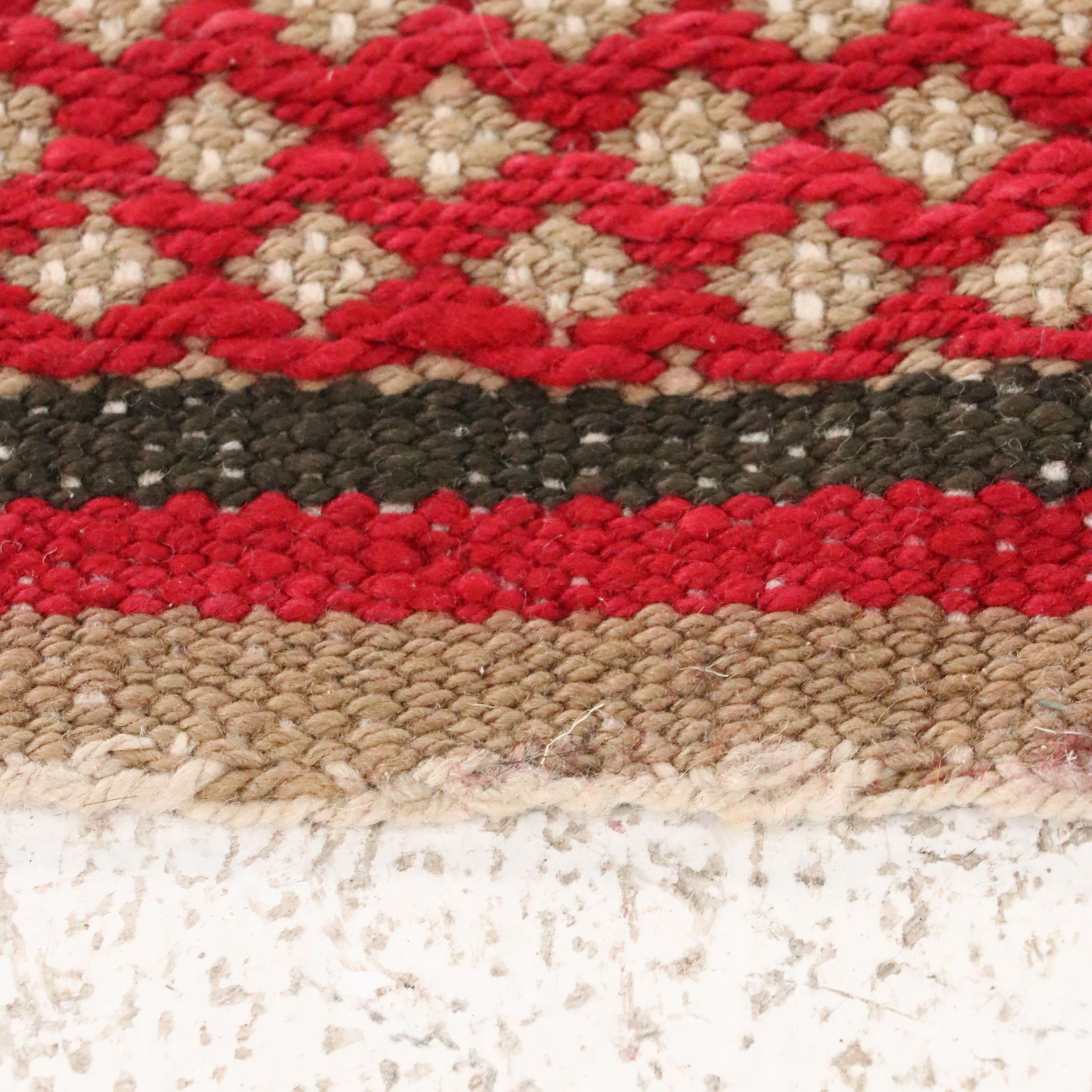 4'8 x 6'7 Handwoven Moroccan Flatweave Area Rug