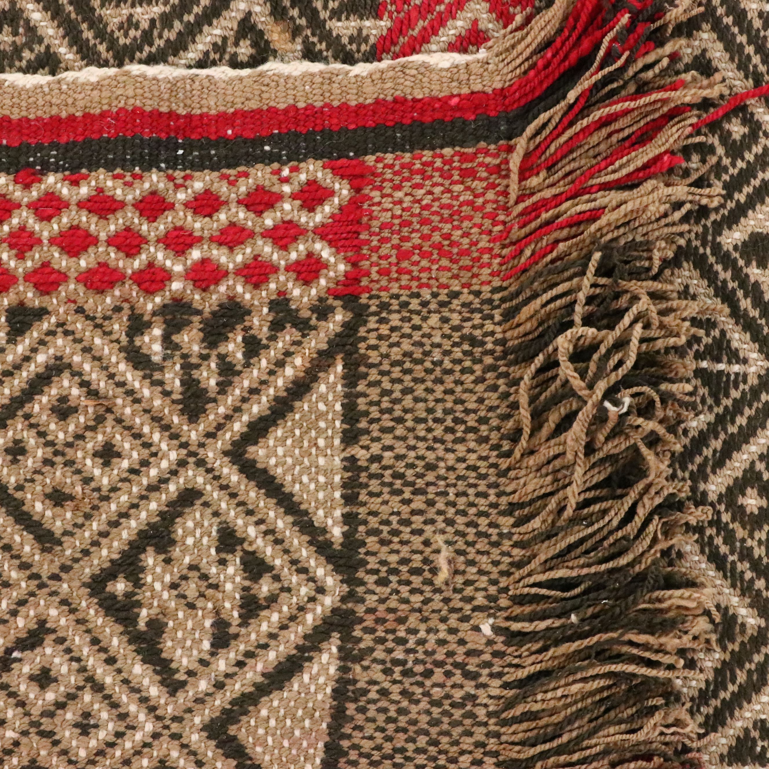 4'8 x 6'7 Handwoven Moroccan Flatweave Area Rug