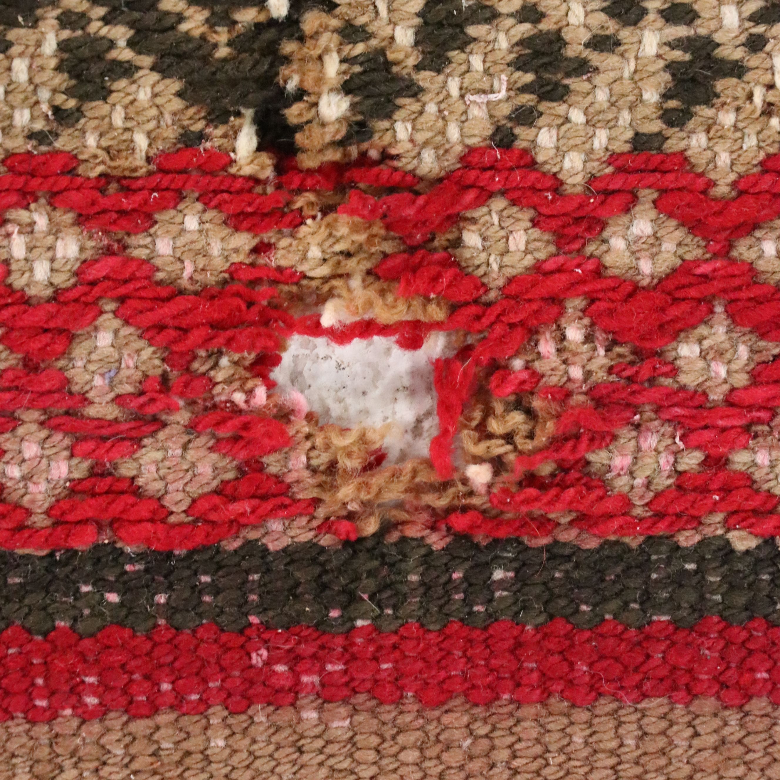 4'8 x 6'7 Handwoven Moroccan Flatweave Area Rug