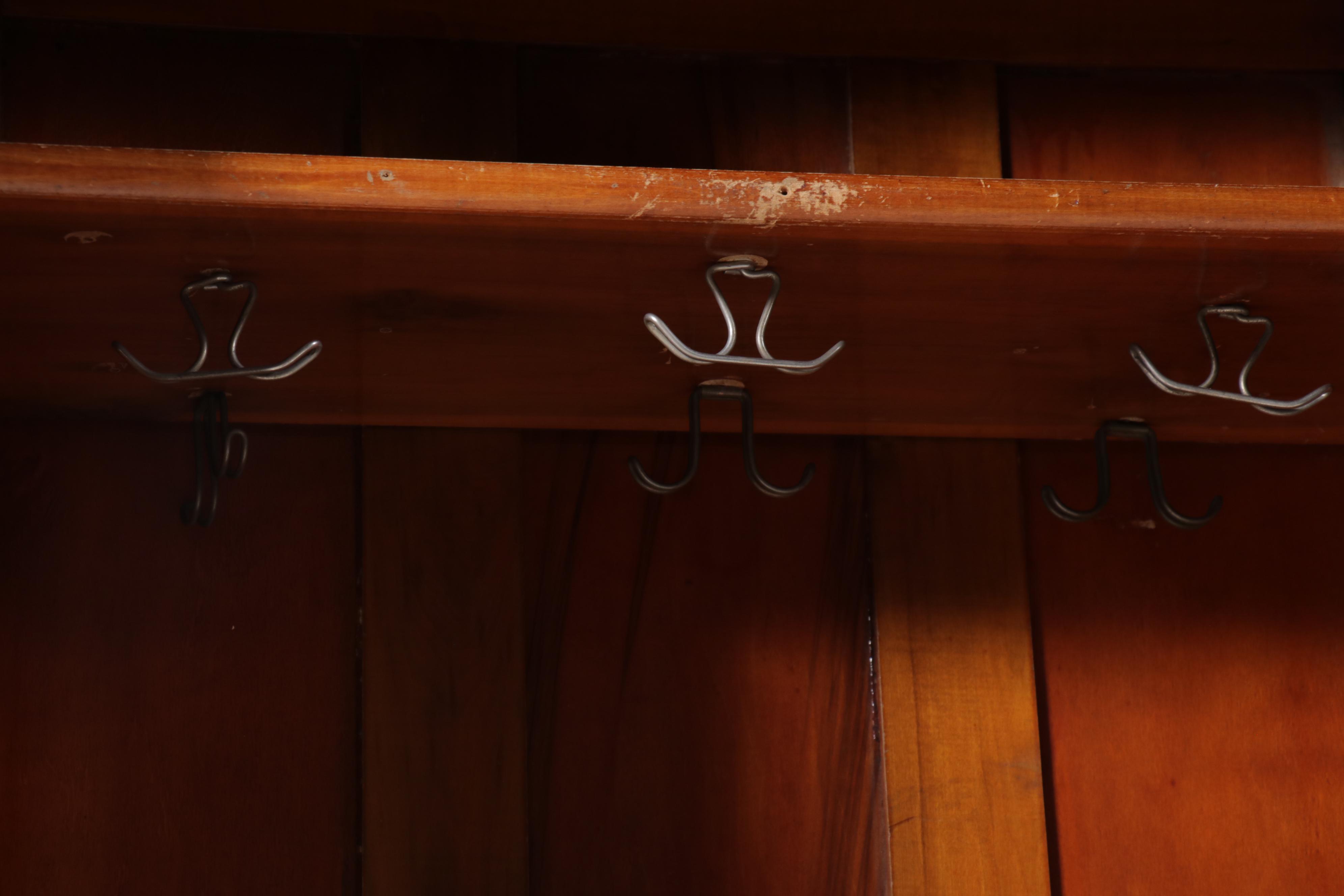 Antique Victorian Carved Oak Armoire