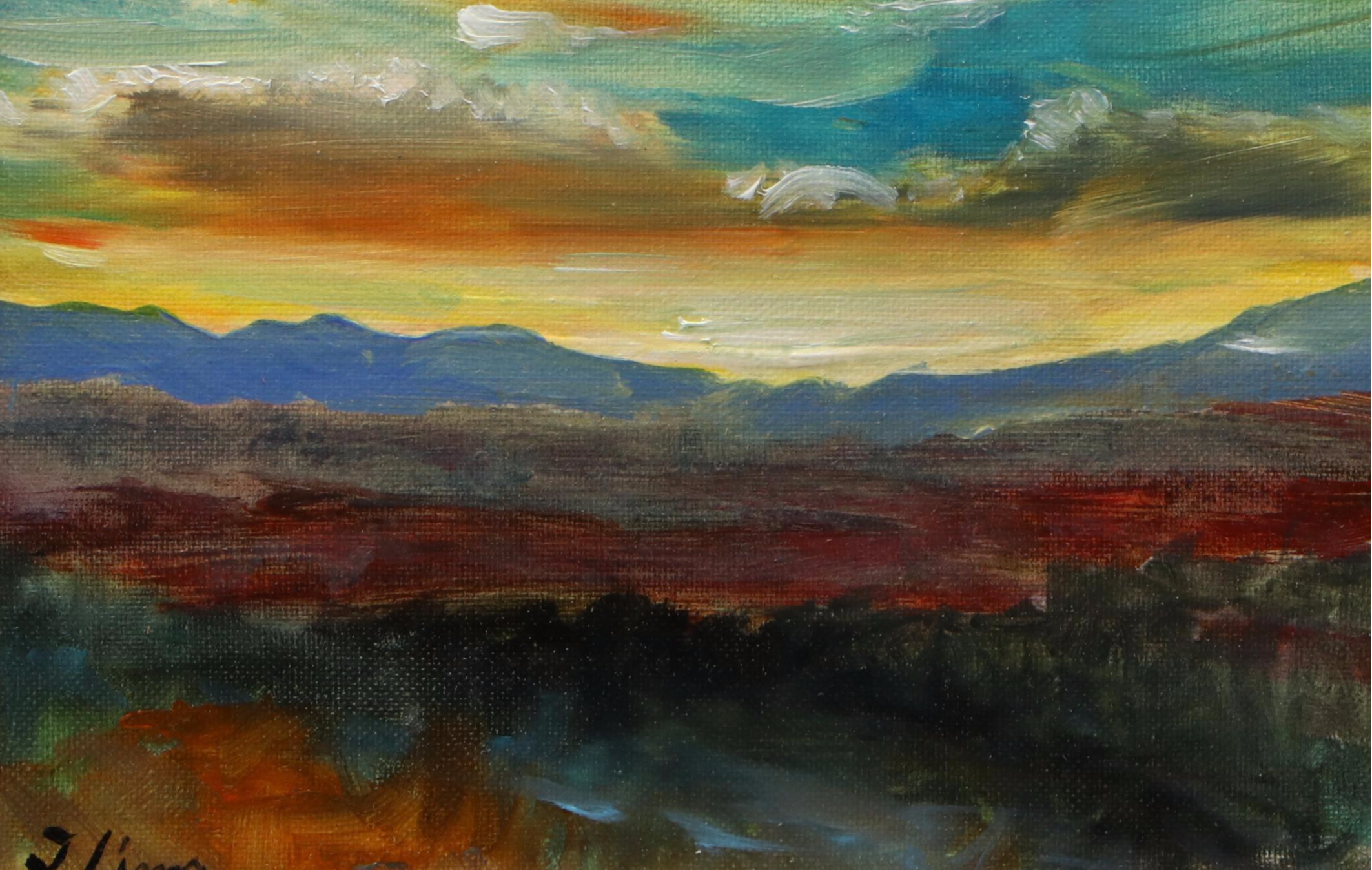 José M. Lima Landscape Oil Painting, 2025