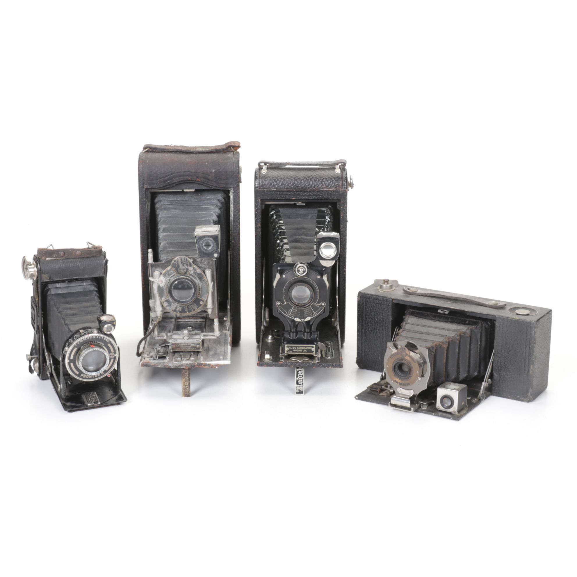Kodak Jr. No. 2 Autographic & Other Folding Cameras, Early to Mid-20th C.