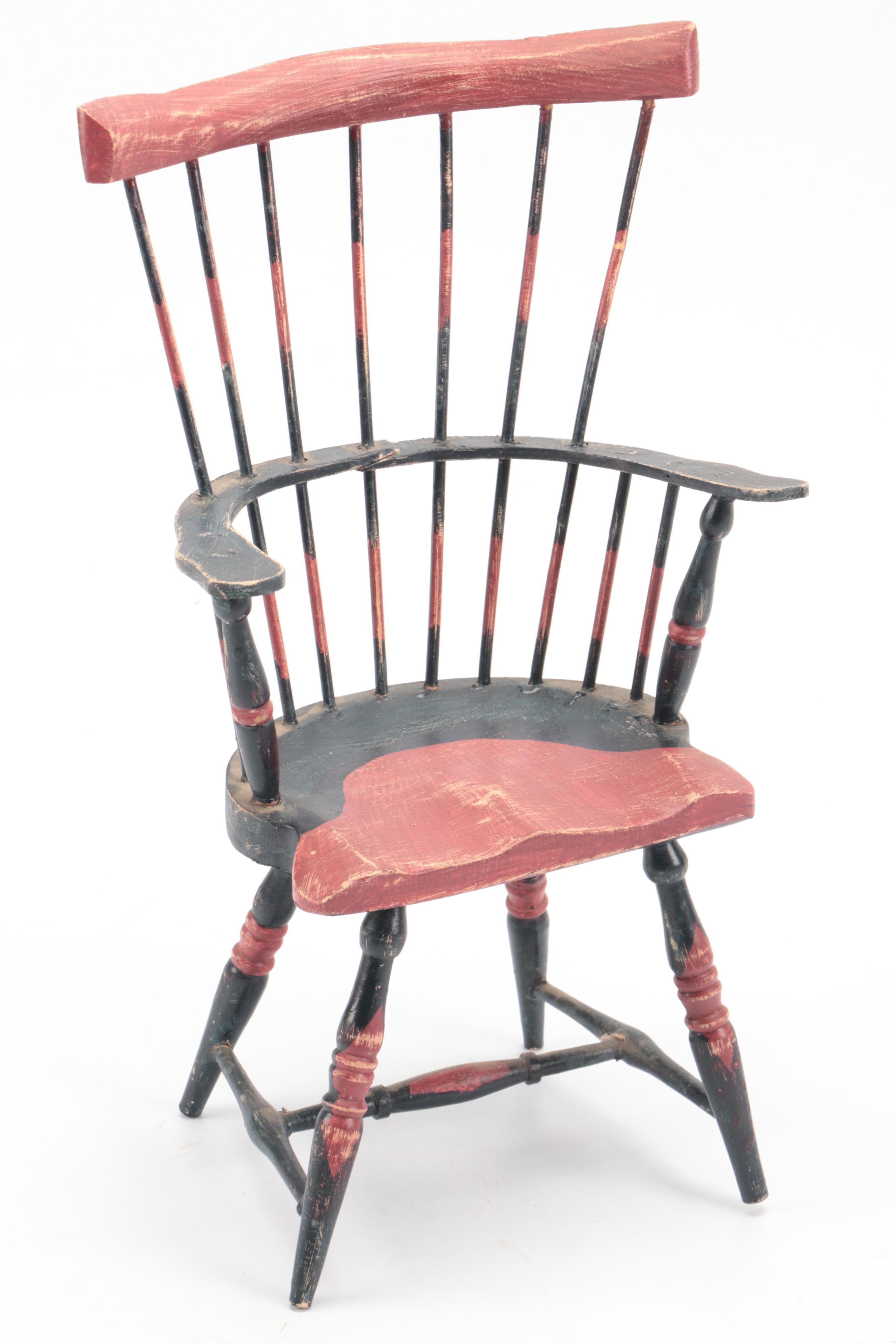 Vintage Walda Porcelain with Other Ceramic Dolls and Wooden Doll Furniture