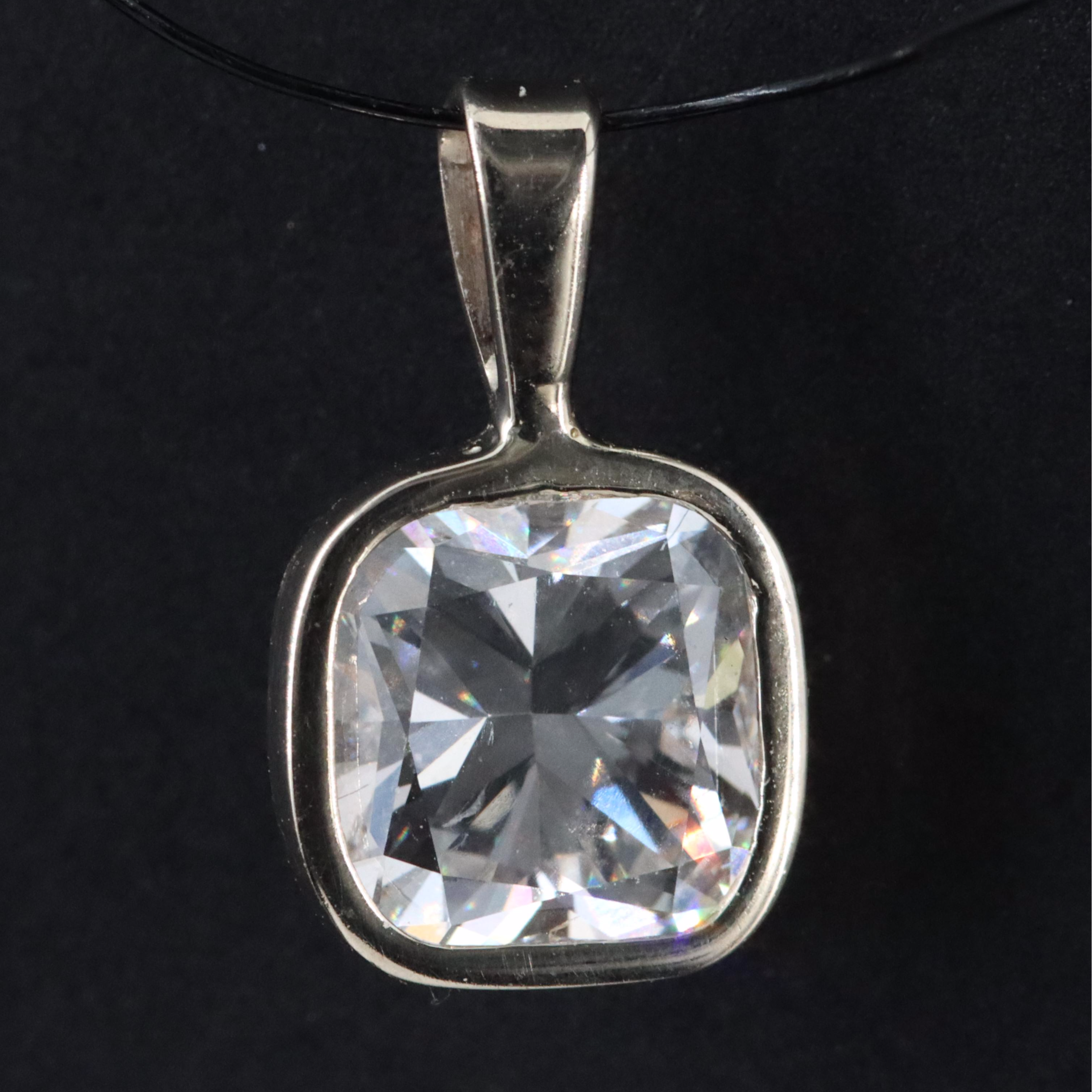 14K 1.18 CT Lab Grown Diamond Pendant