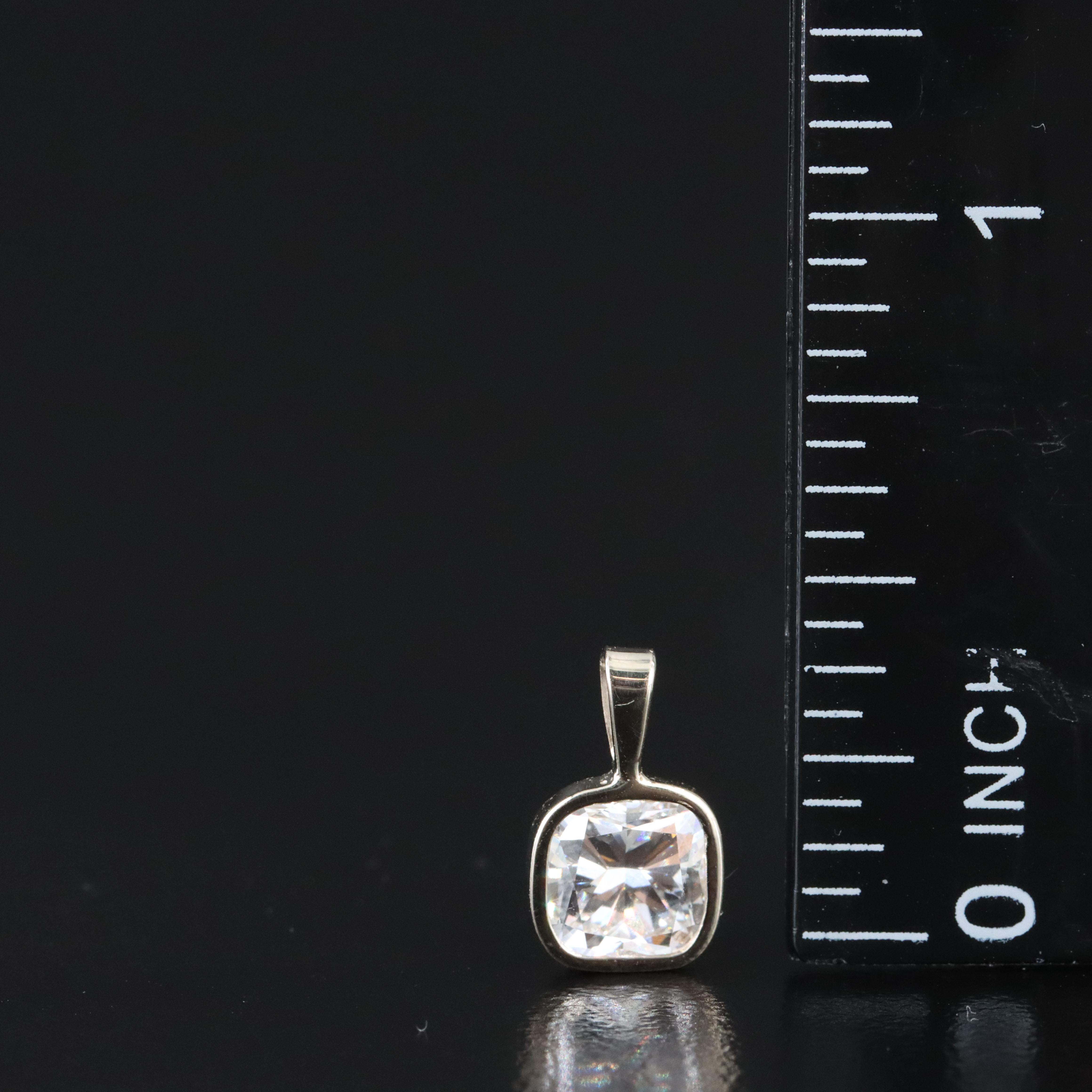 14K 1.18 CT Lab Grown Diamond Pendant