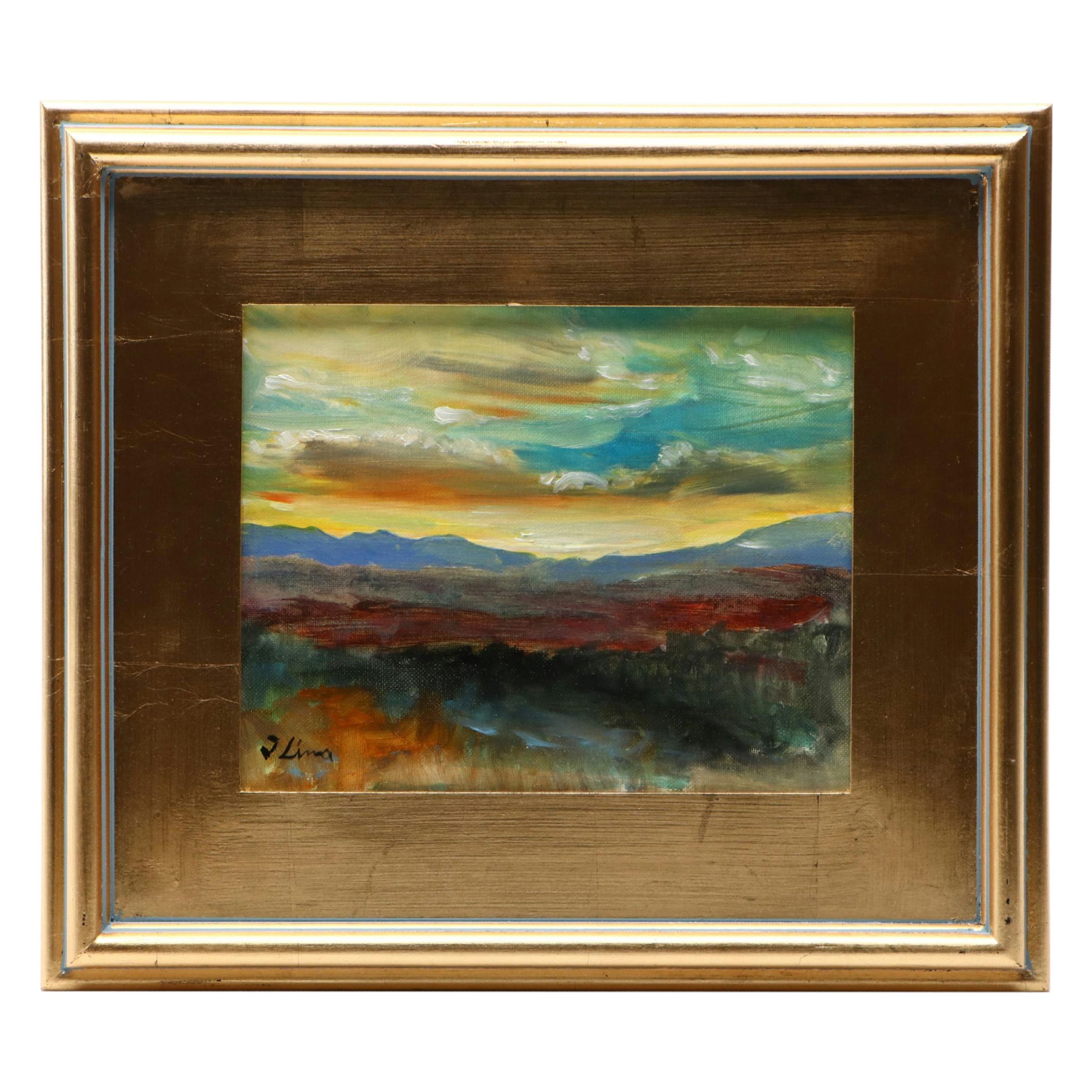 José M. Lima Landscape Oil Painting, 2025