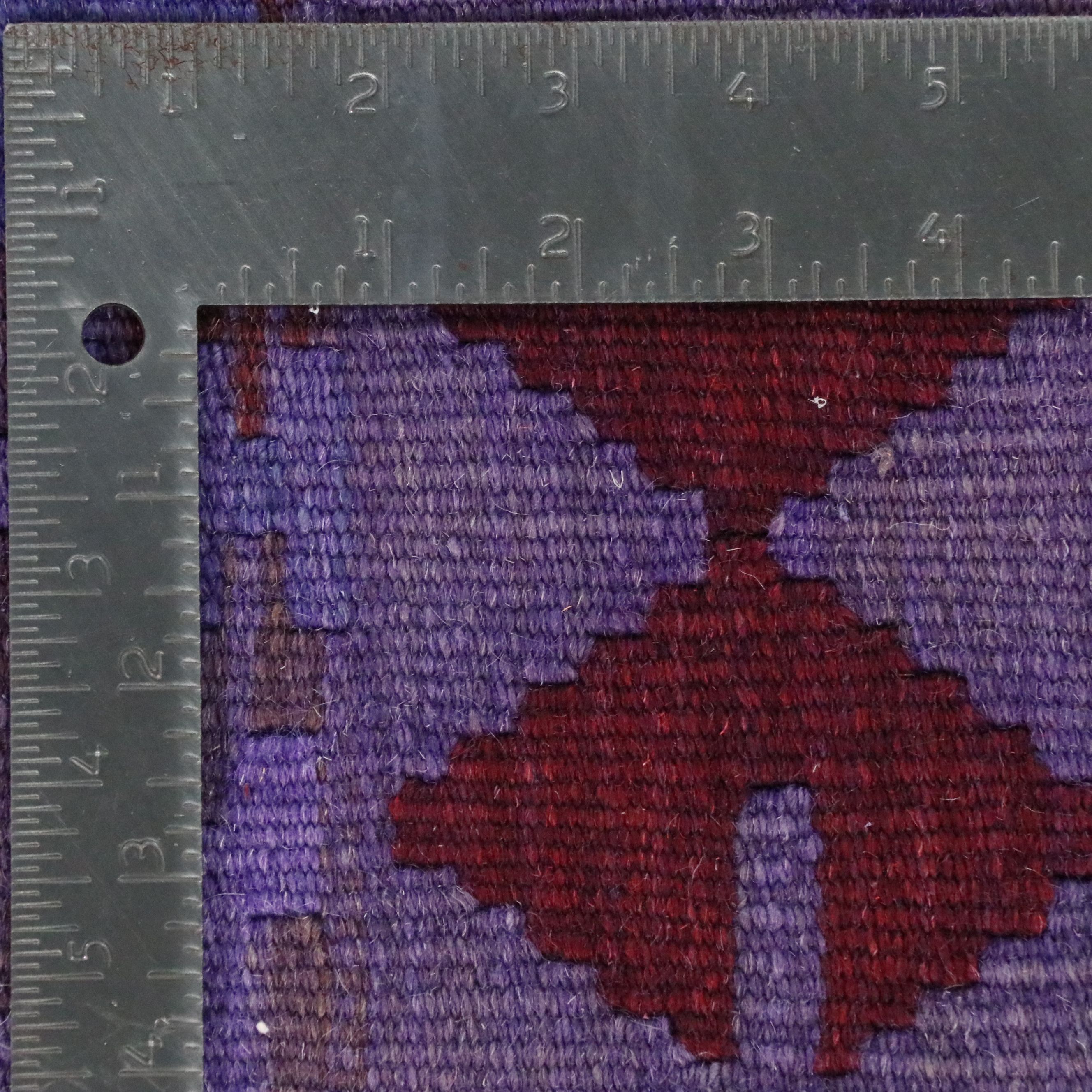 5'6 x 7'9 Handwoven Turkish Kilim Overdyed Area Rug