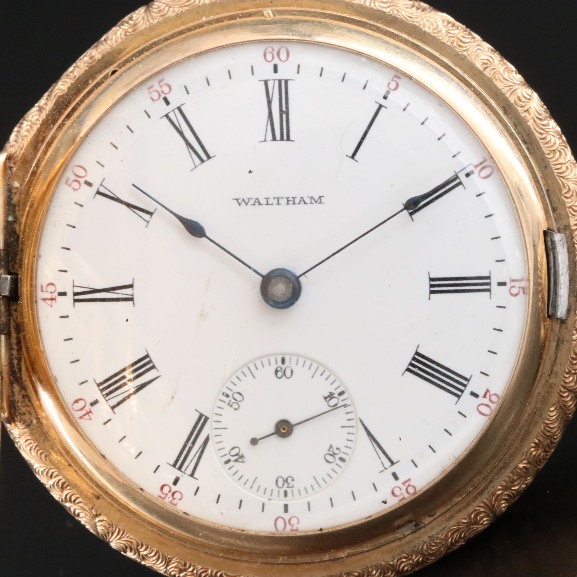 1905 14K Waltham Hunting Case Pocket Watch