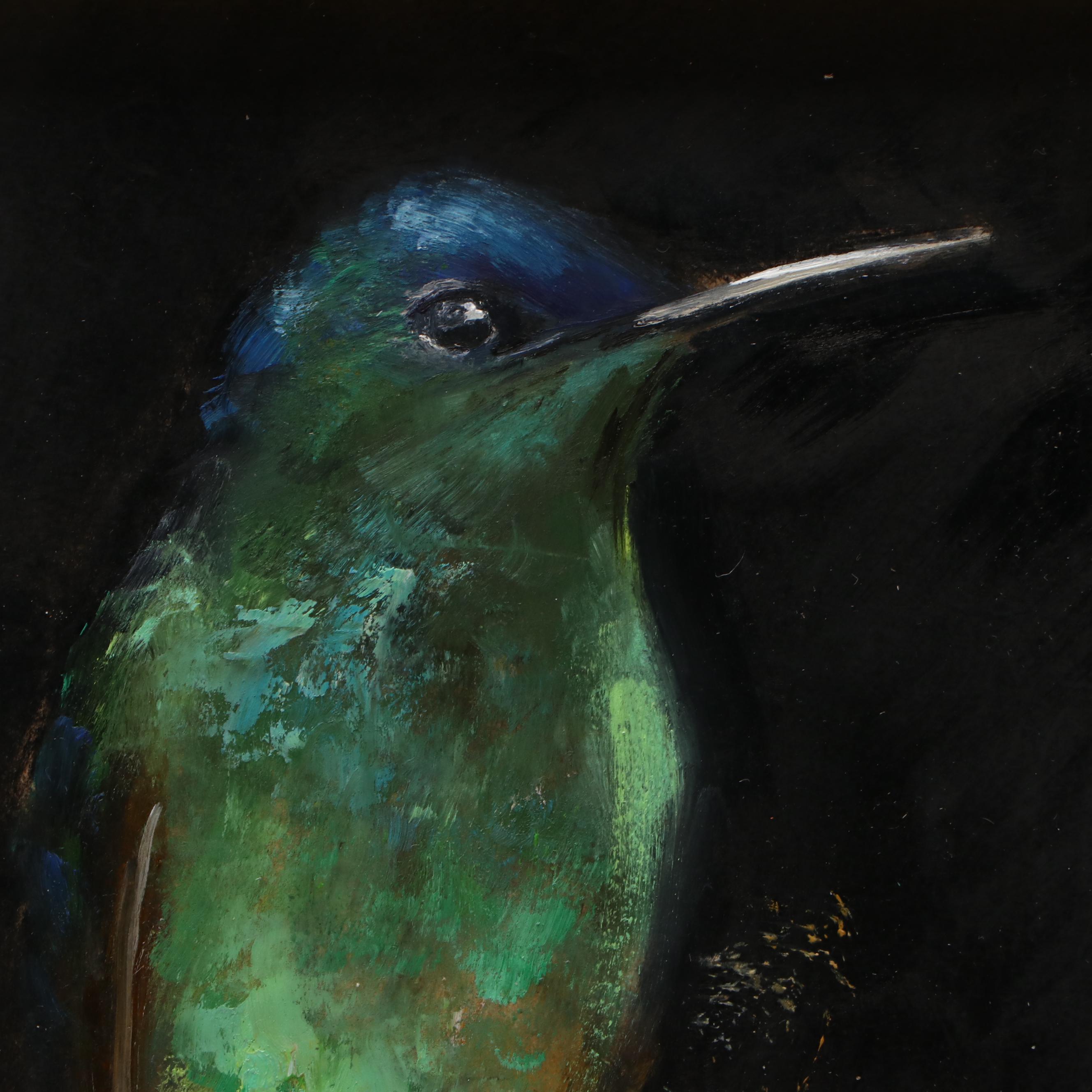 Natalia Demenko Oil Painting of Bird, 21st Century