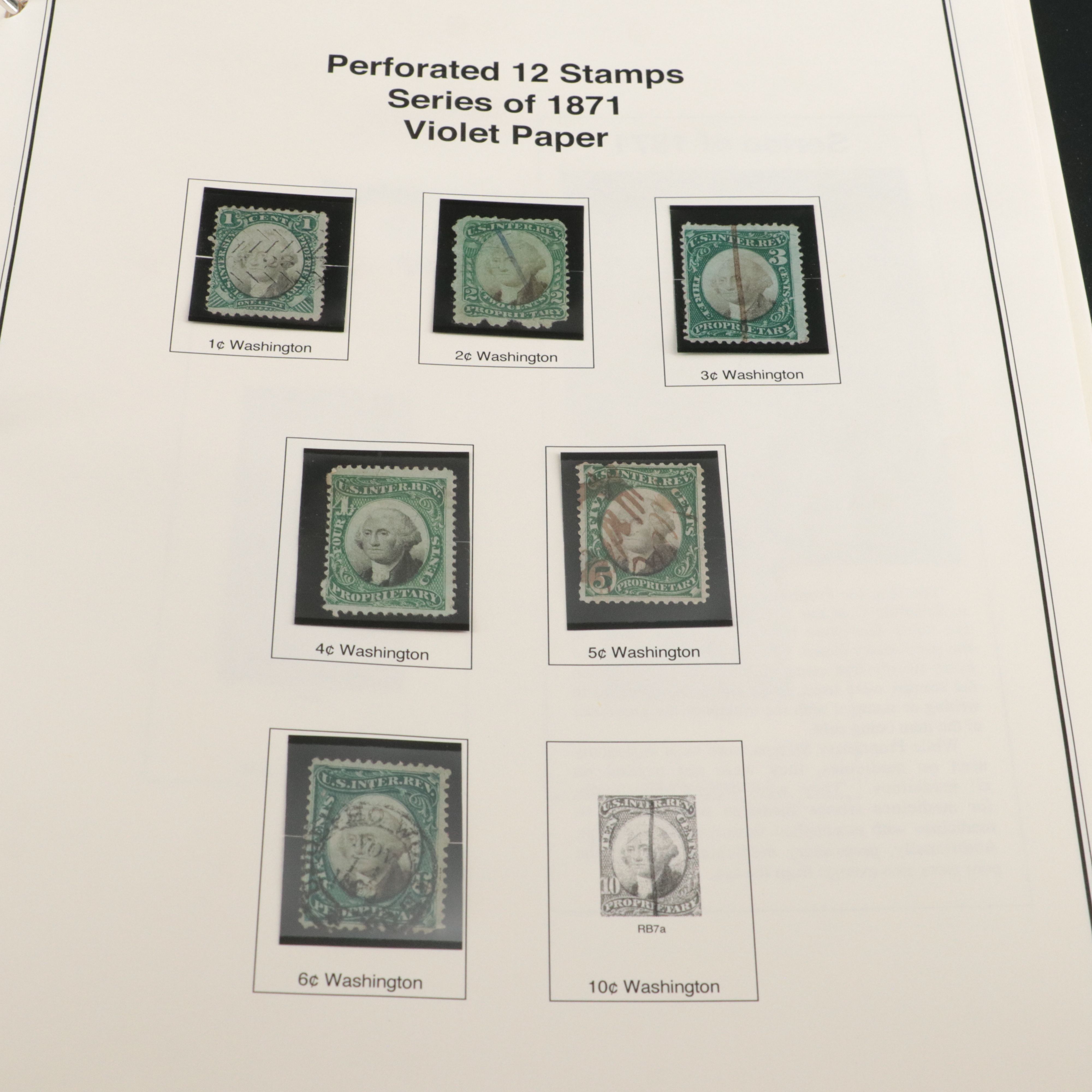 Two U.S. Postage Stamp Albums, Back of the Book and Proprietary Revenue Stamps
