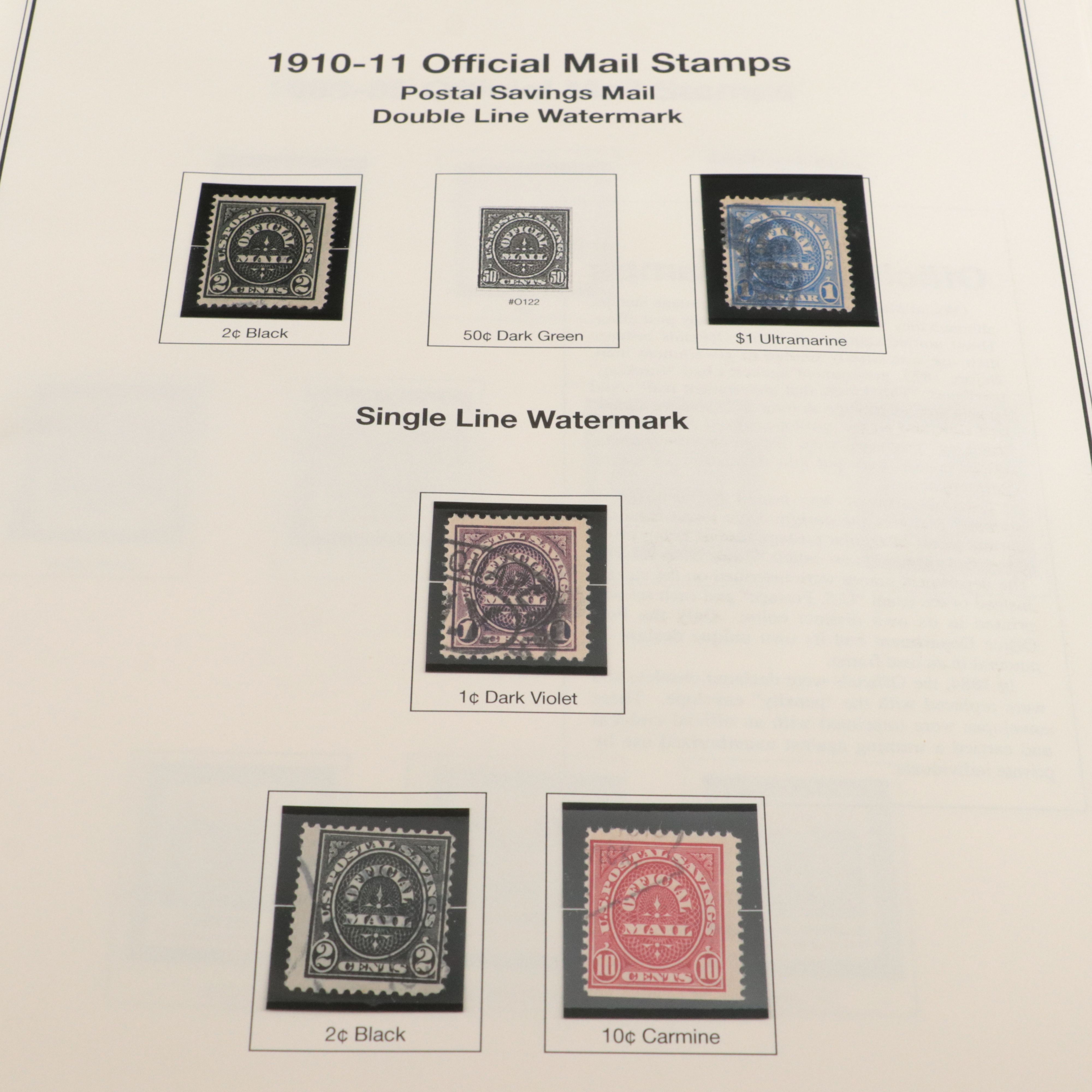 Two U.S. Postage Stamp Albums, Back of the Book and Proprietary Revenue Stamps