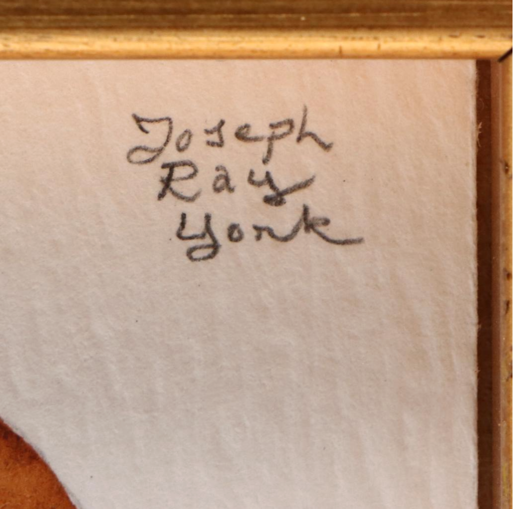 Joseph Ray York Stylized Watercolor Painting "Strange Bird #81," 2020