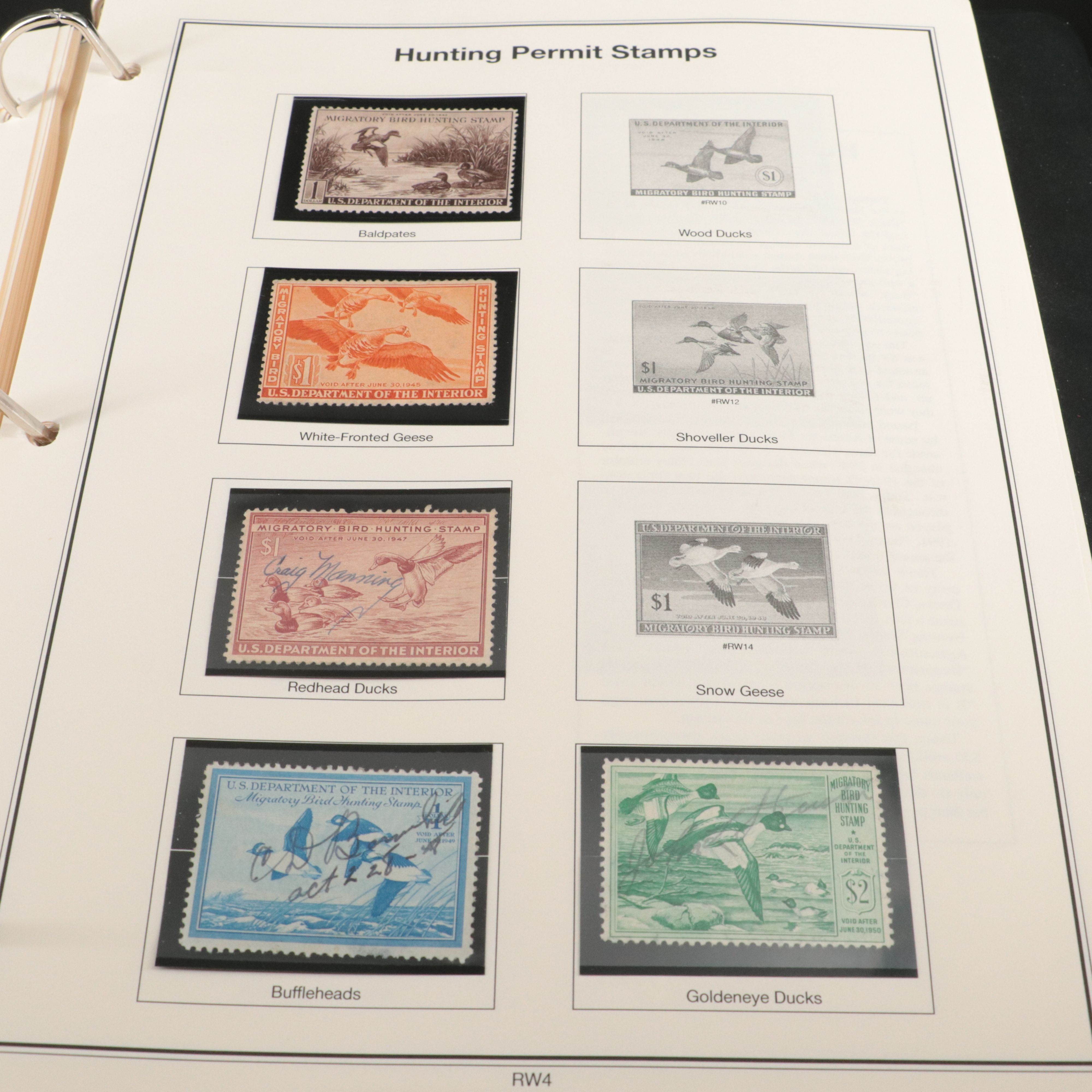 Two U.S. Postage Stamp Albums, Back of the Book and Proprietary Revenue Stamps