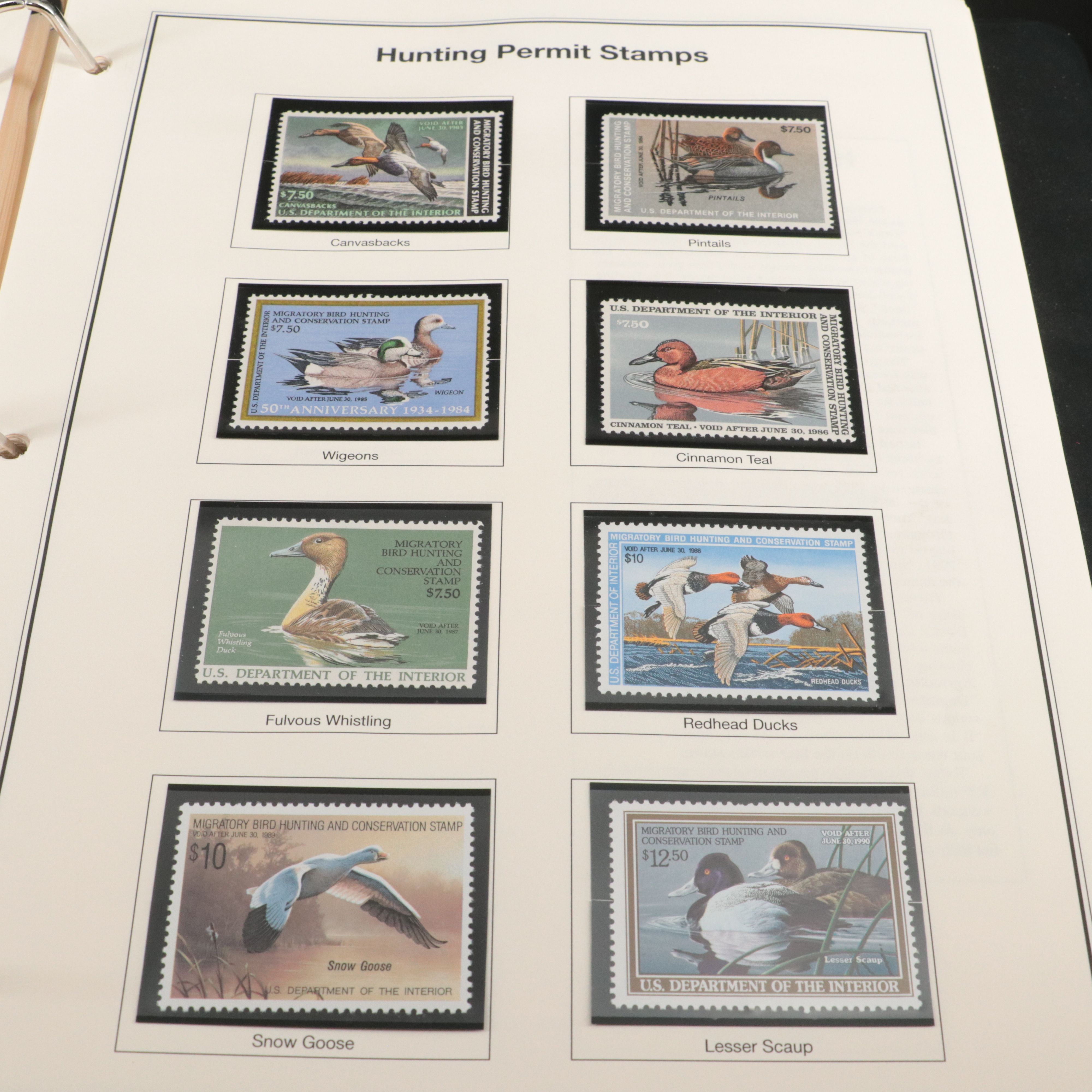 Two U.S. Postage Stamp Albums, Back of the Book and Proprietary Revenue Stamps