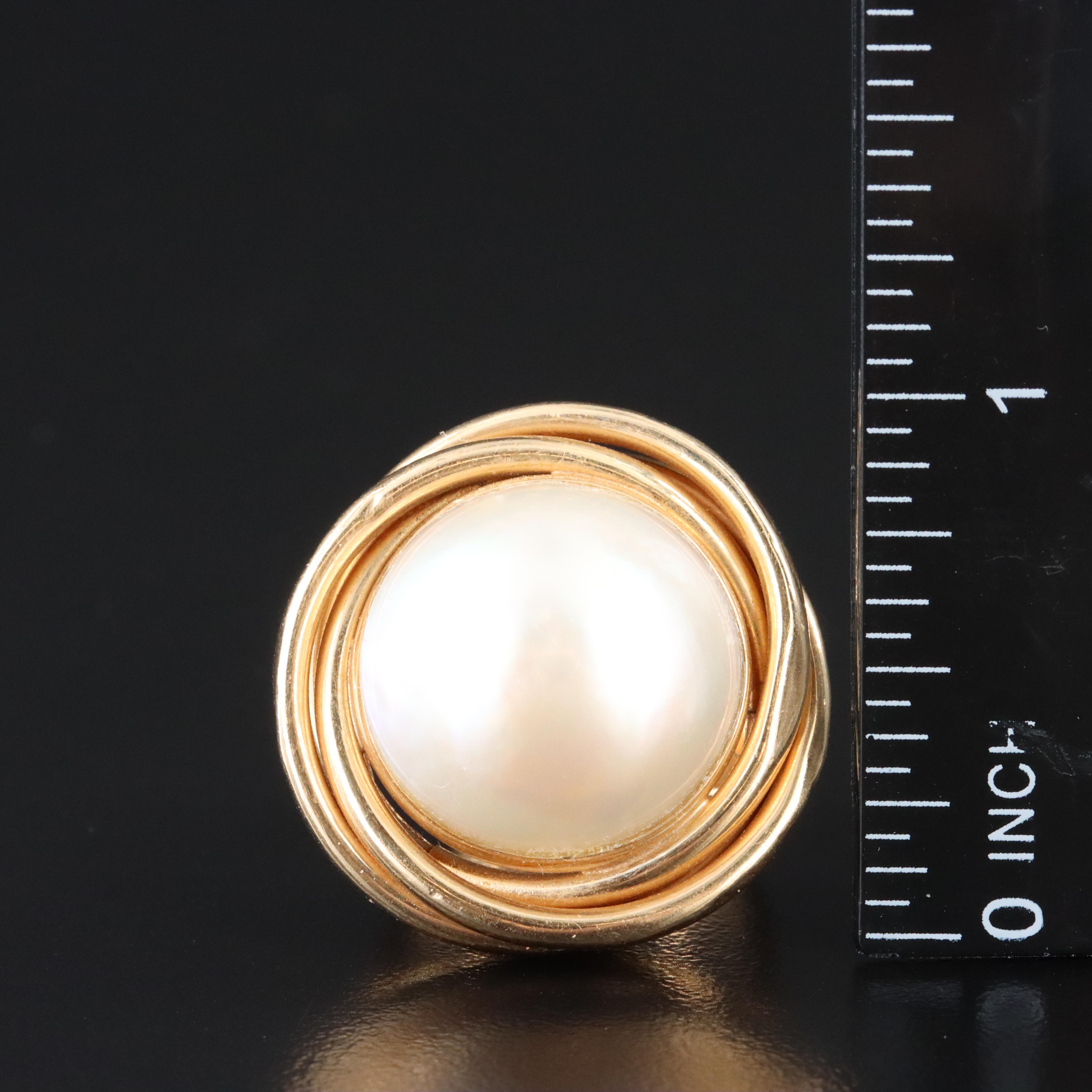 14K Pearl Ring