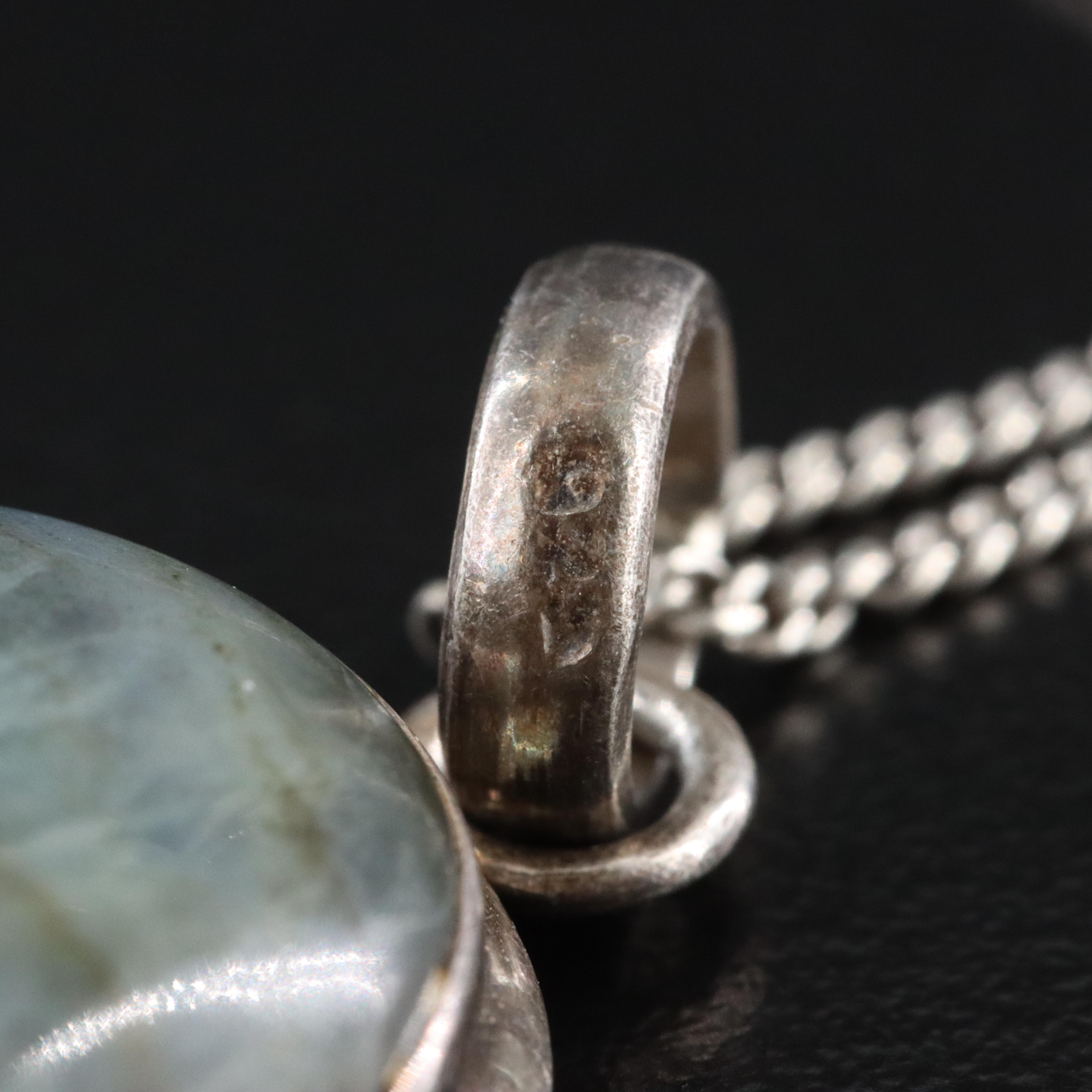 Sterling Labradorite Pendant Necklace