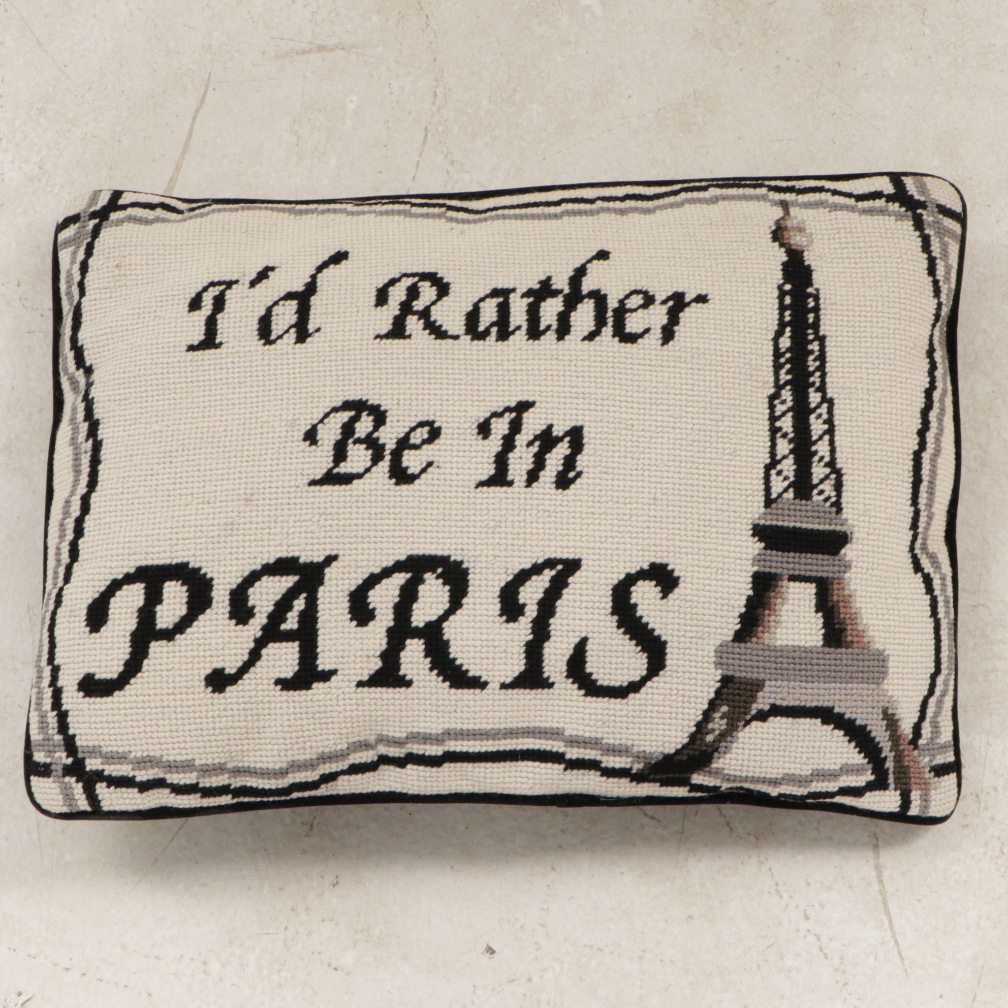 Decorative Pillows with Quotes and Motifs and Roll of Fringed Tassels